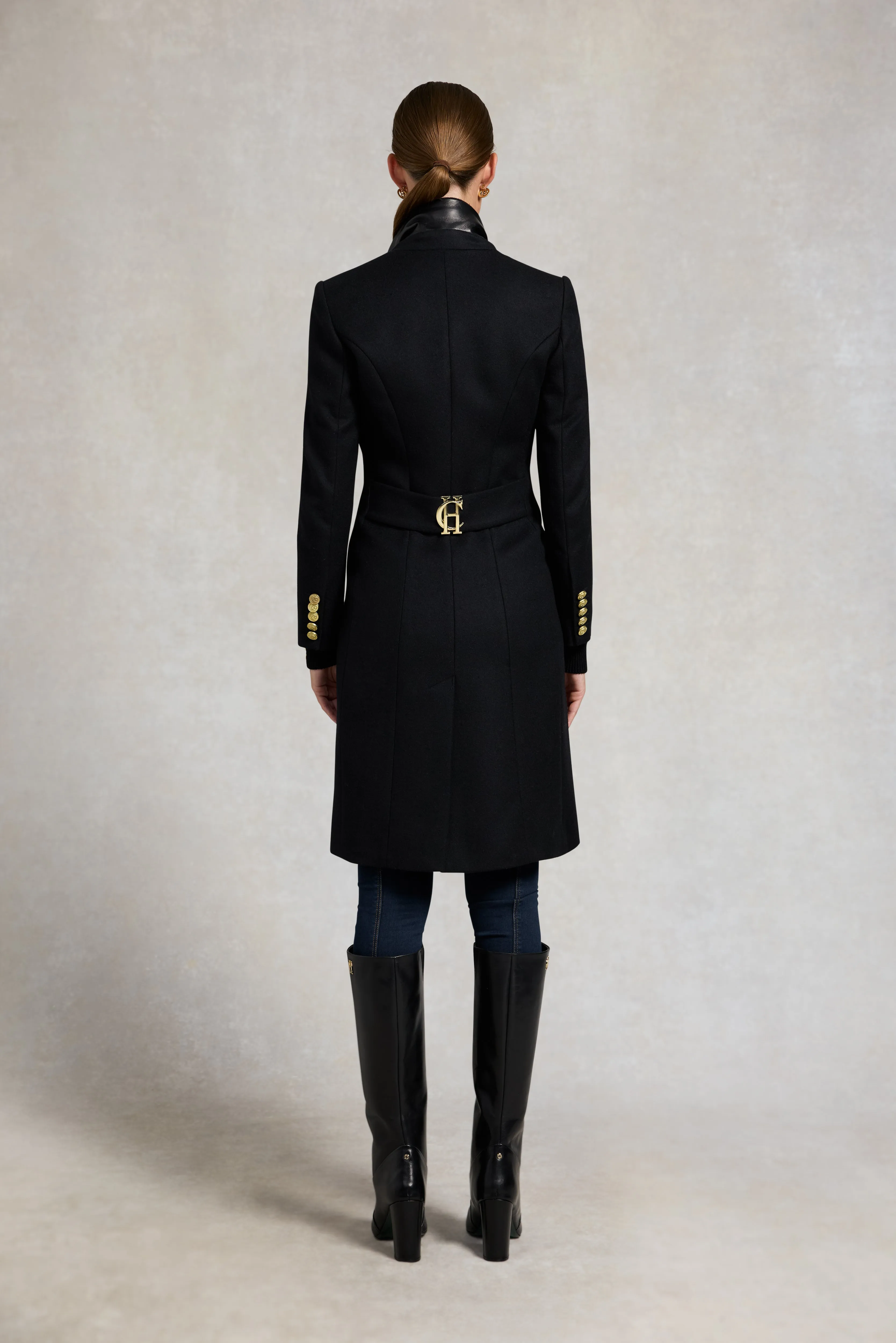 Regency Coat (Soft Black) sold by Holland Cooper product image thumbnail 4