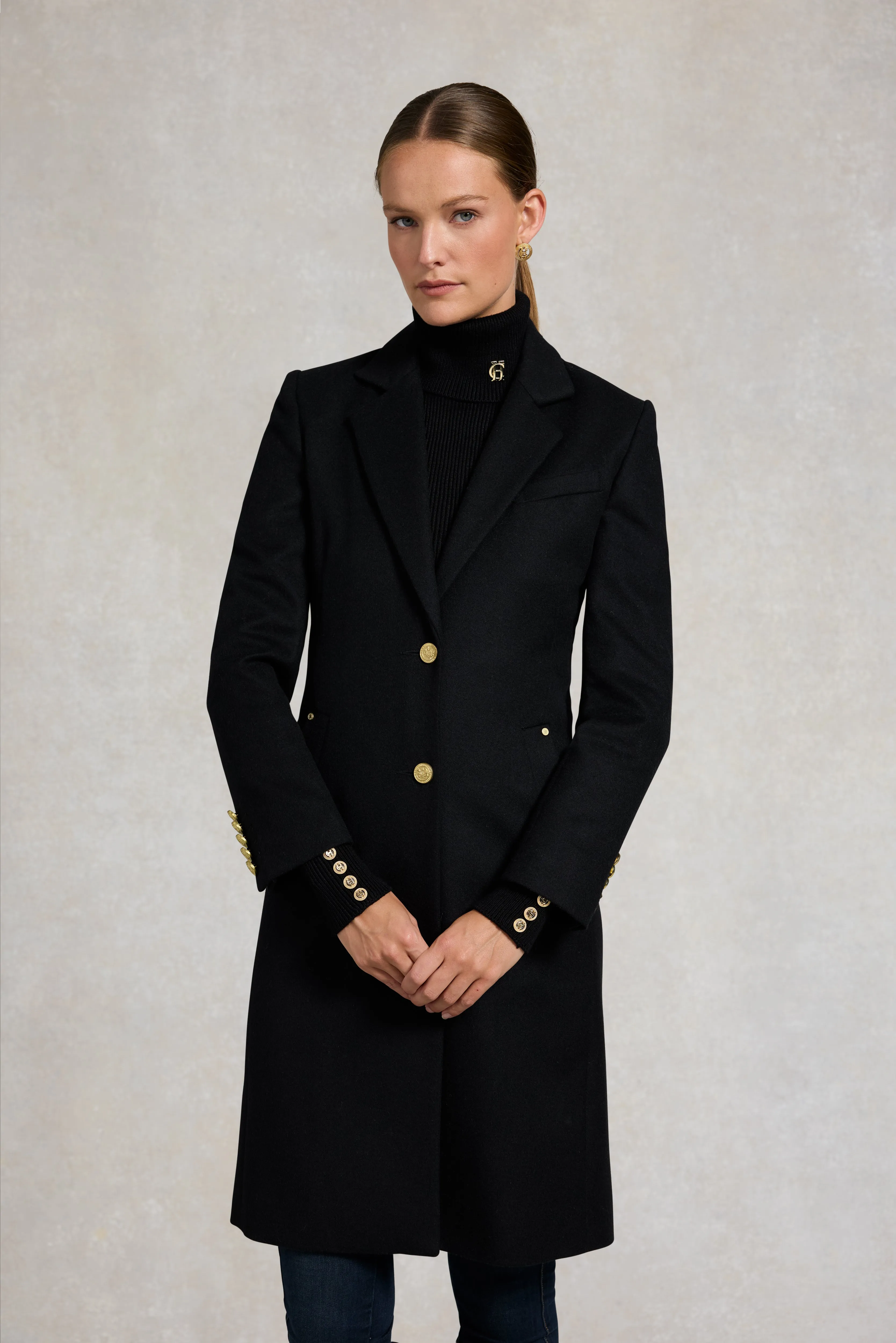 Regency Coat (Soft Black) sold by Holland Cooper product image thumbnail 5