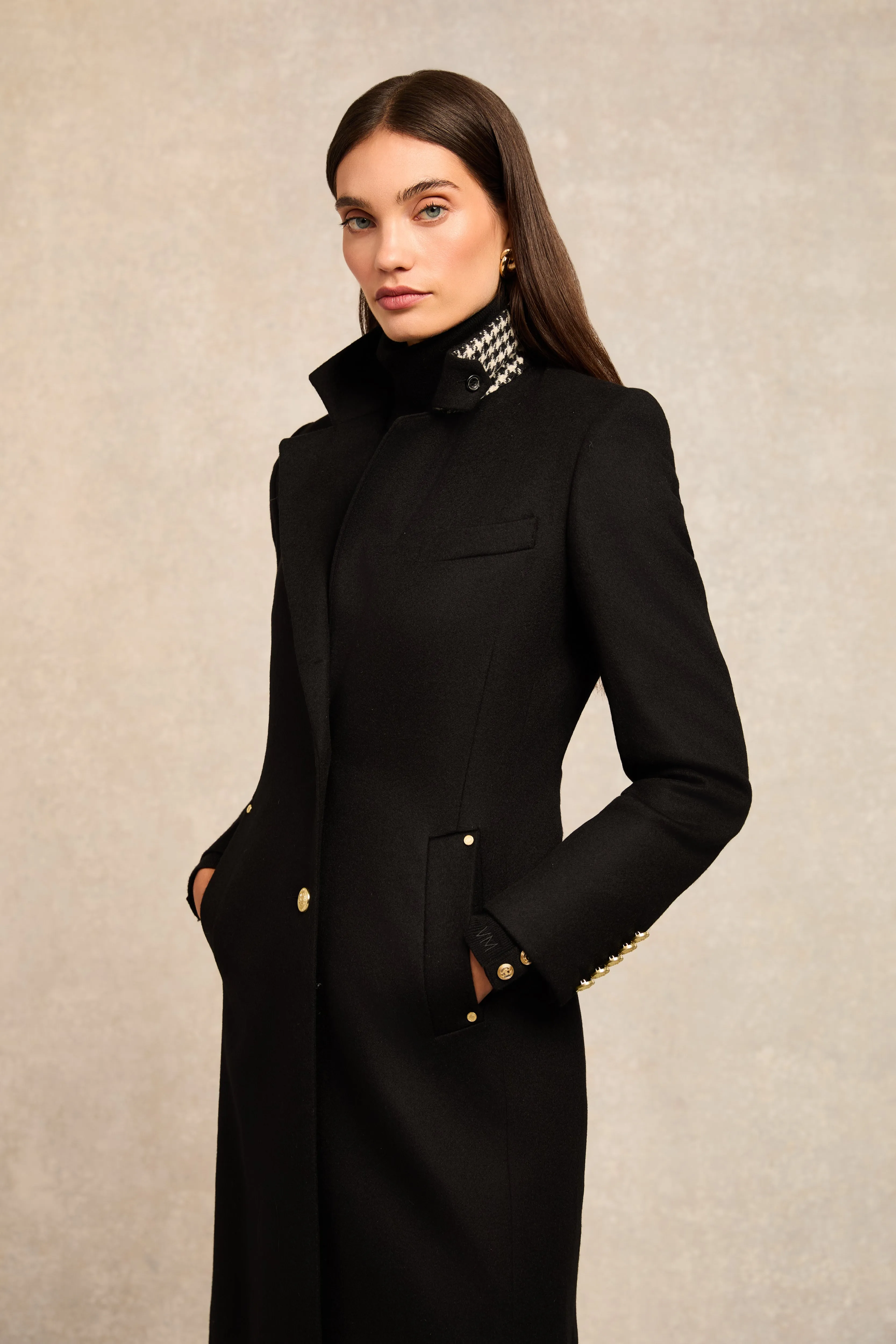 Full Length Regency Coat (Soft Black) sold by Holland Cooper product image thumbnail 3