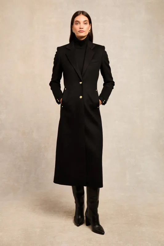 Full Length Regency Coat (Soft Black) made by Holland Cooper