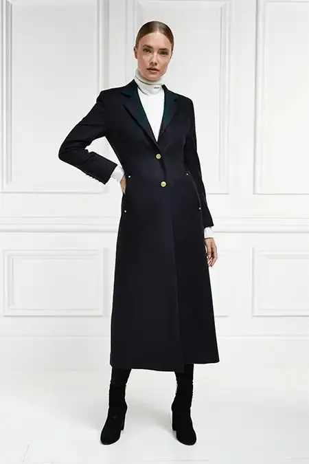 Full Length Regency Coat (Soft Navy Blackwatch) sold by Holland Cooper product image thumbnail 5