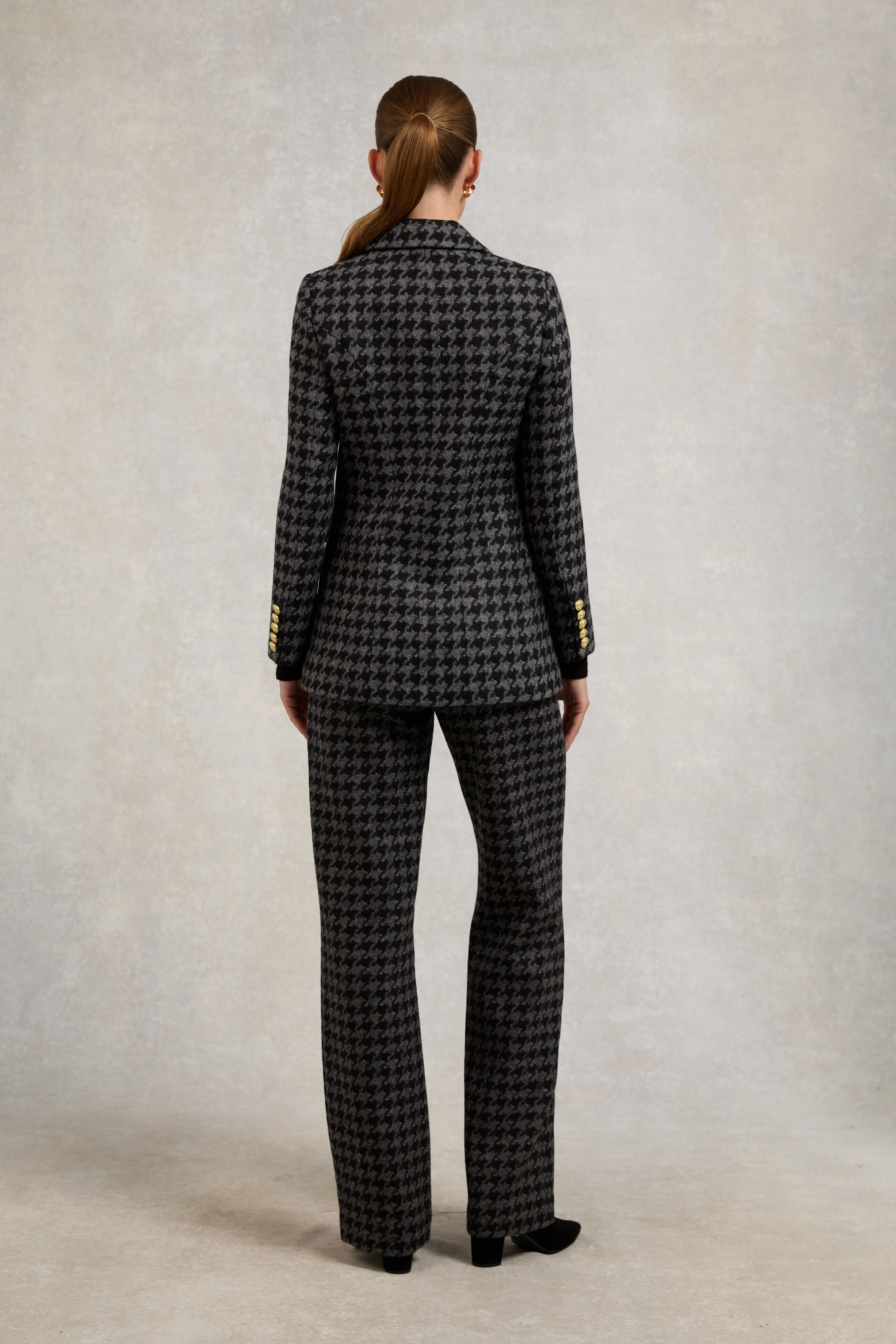 Double Breasted Blazer (Large Scale Charcoal Houndstooth) sold by Holland Cooper product image thumbnail 5