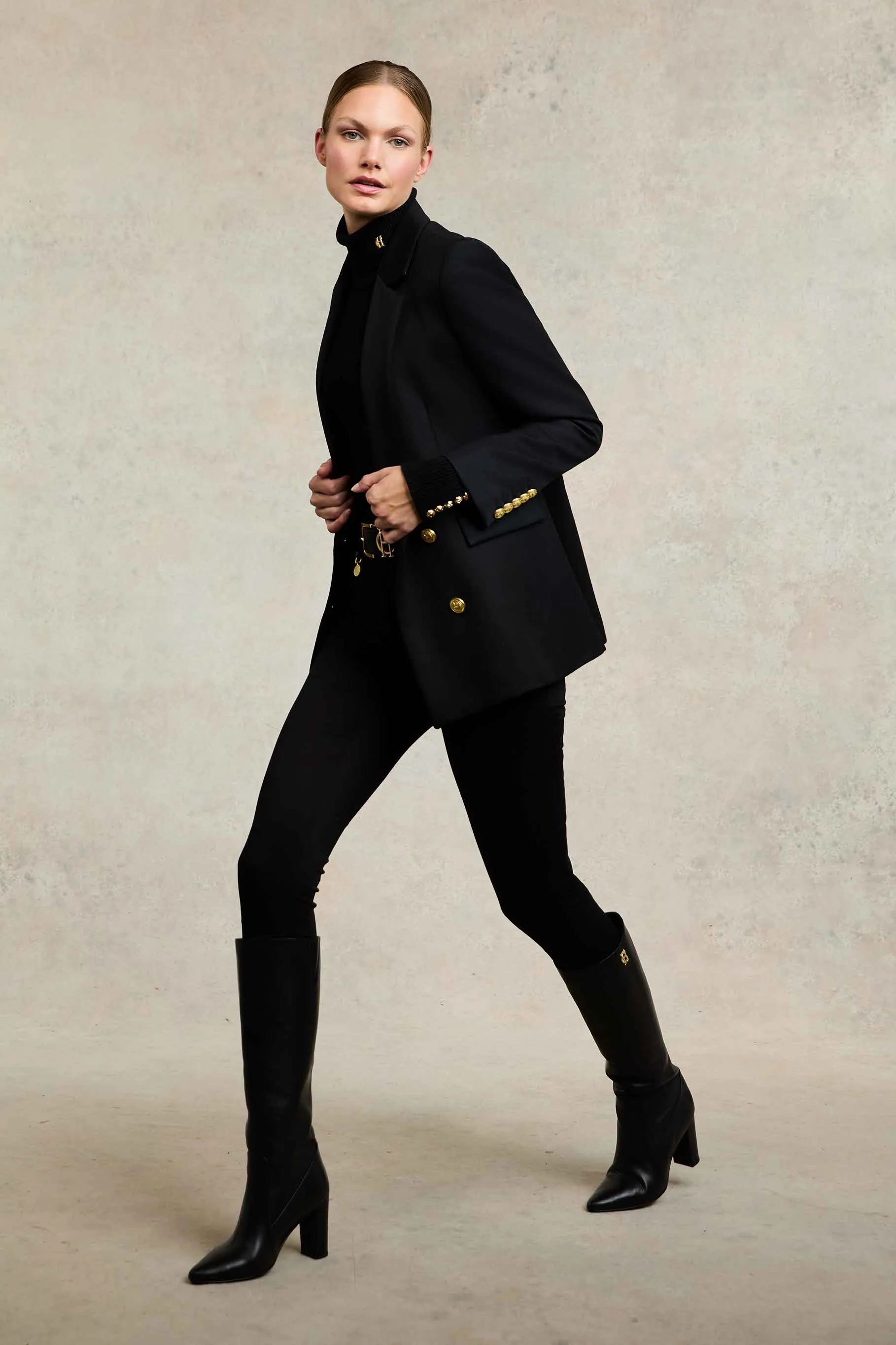 Double Breasted Blazer (Black Twill) sold by Holland Cooper product image thumbnail 2