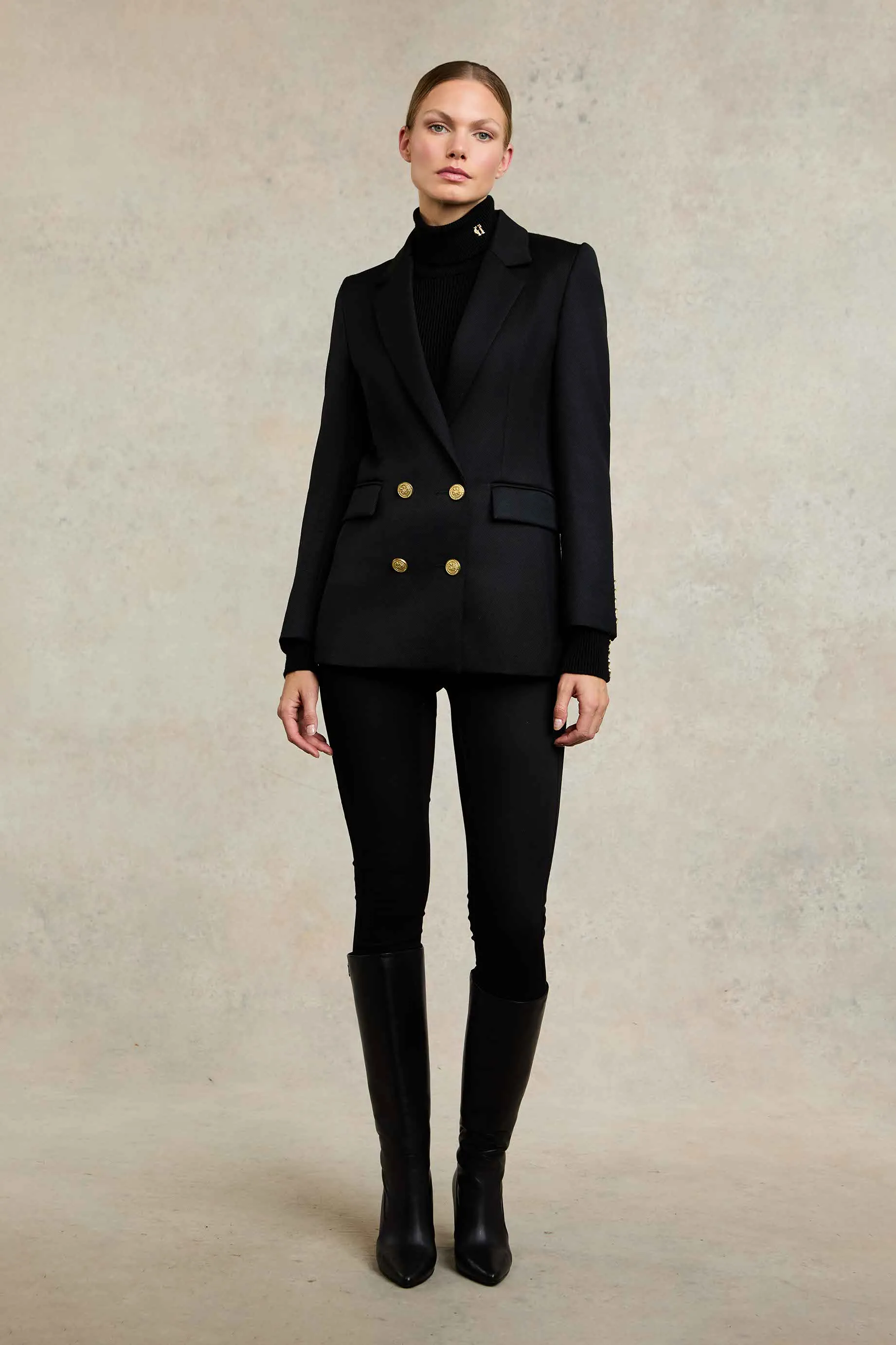 Double Breasted Blazer (Black Twill) sold by Holland Cooper product image thumbnail 3