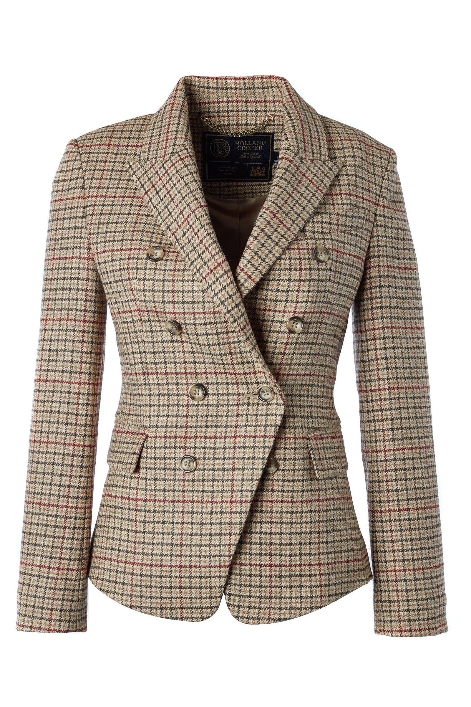 Heritage Knightsbridge Blazer (Charlton Tweed Horn Button) sold by Holland Cooper product image thumbnail 4
