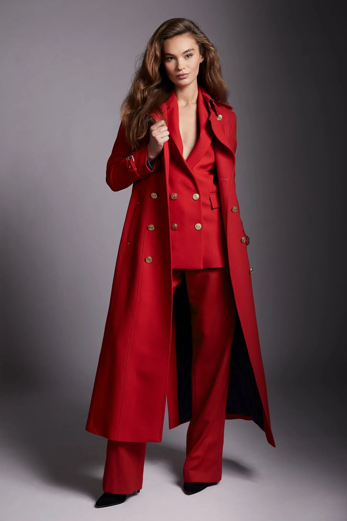 Double Breasted Blazer (Red Barathea) sold by Holland Cooper product image thumbnail 2