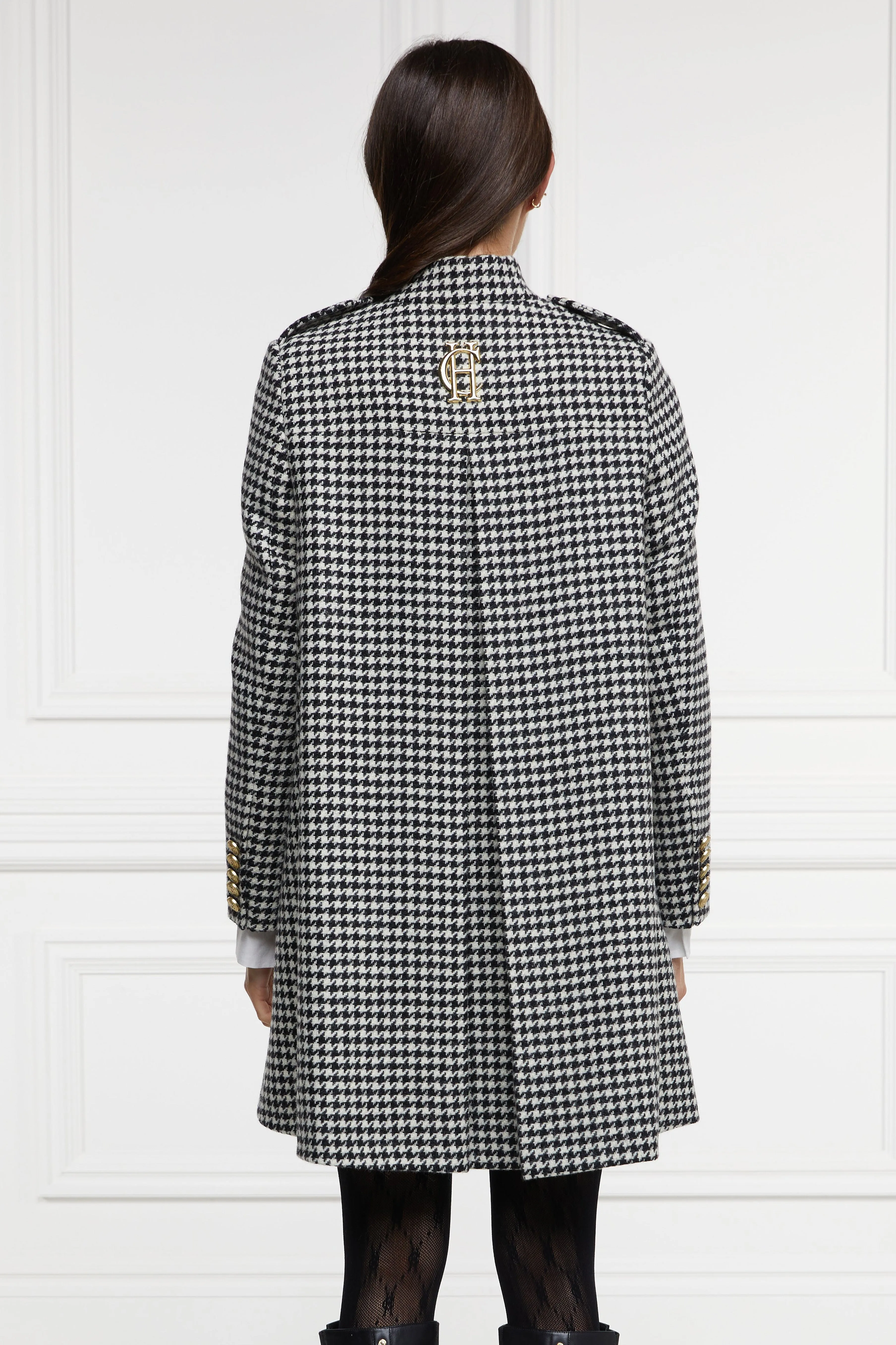 Highbury Cape Coat (Houndstooth) sold by Holland Cooper product image thumbnail 4