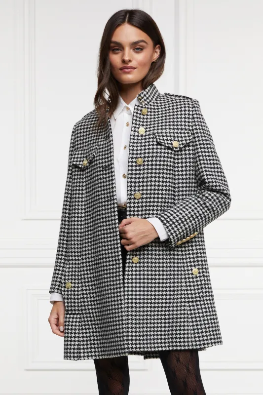 Highbury Cape Coat (Houndstooth) made by Holland Cooper