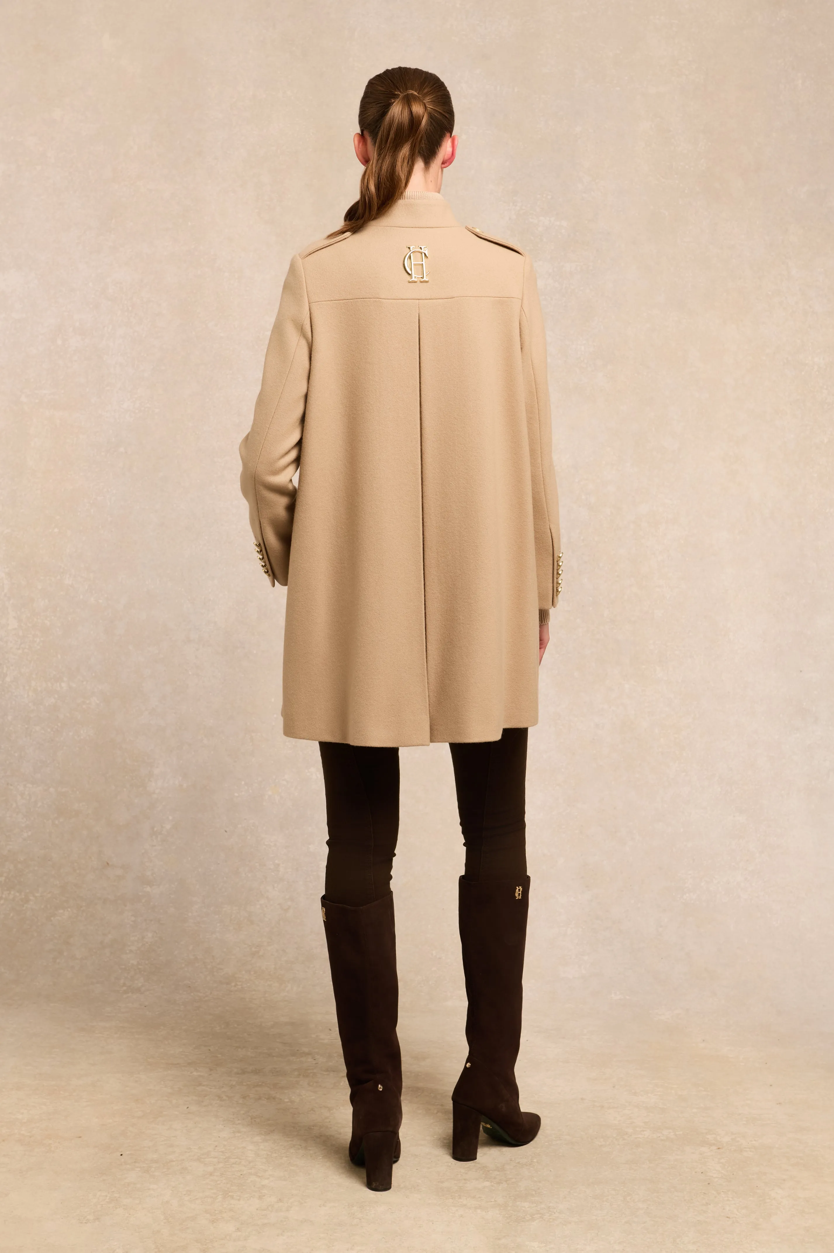 Highbury Cape Coat (Camel) sold by Holland Cooper product image thumbnail 3