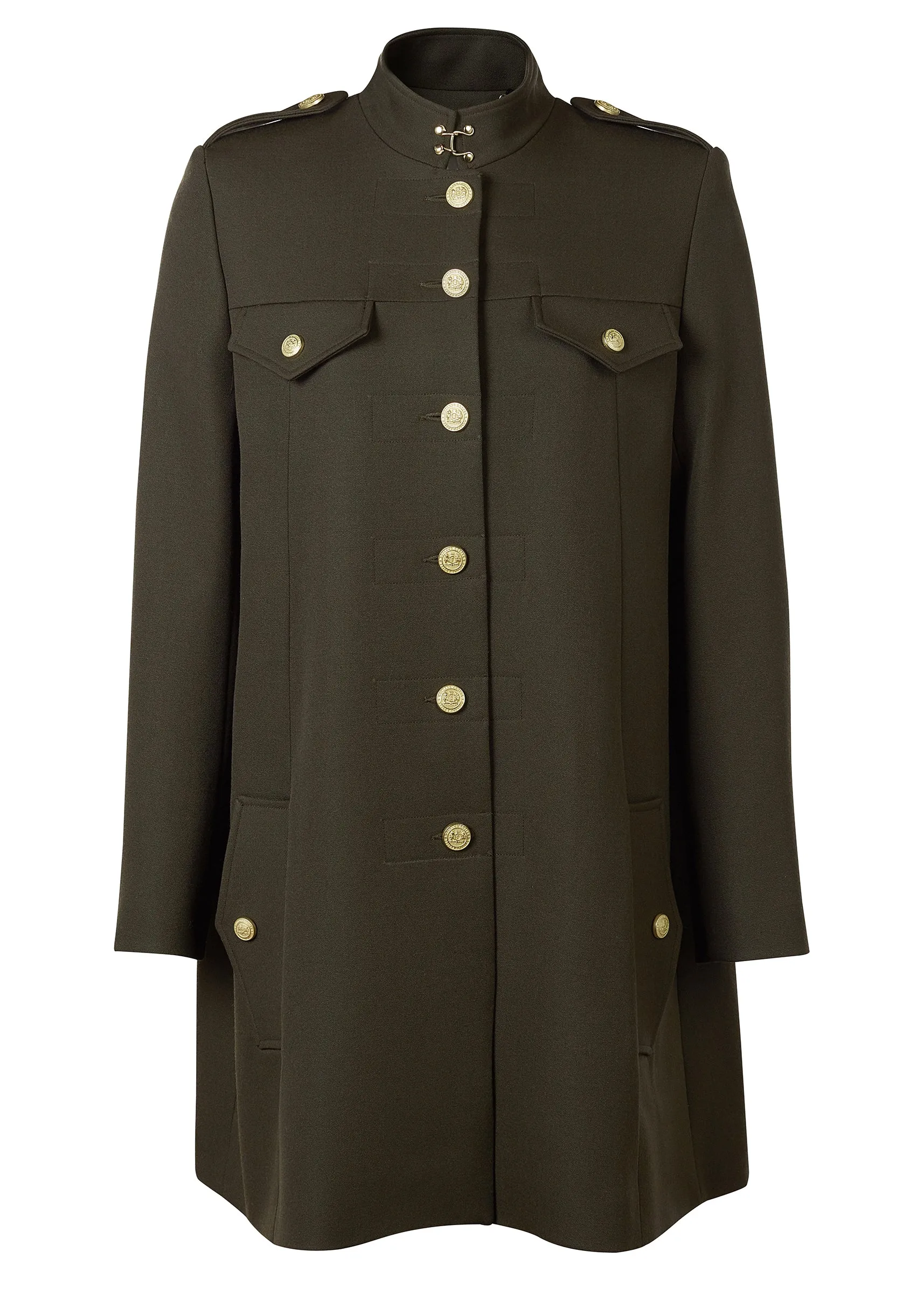 Highbury Cape Coat (Khaki Barathea) sold by Holland Cooper product image thumbnail 4