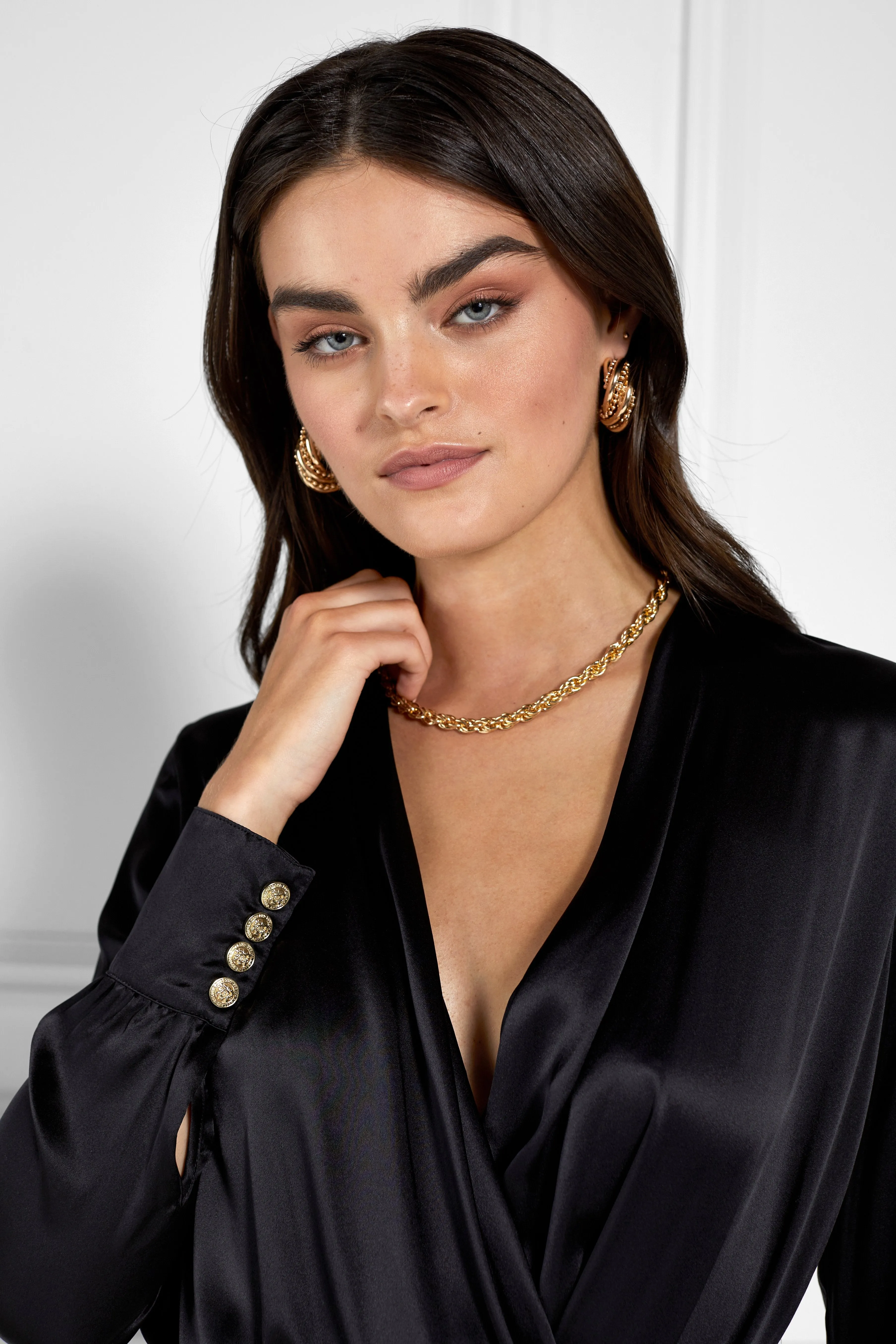 Silk Bodysuit (Black) sold by Holland Cooper product image thumbnail 5