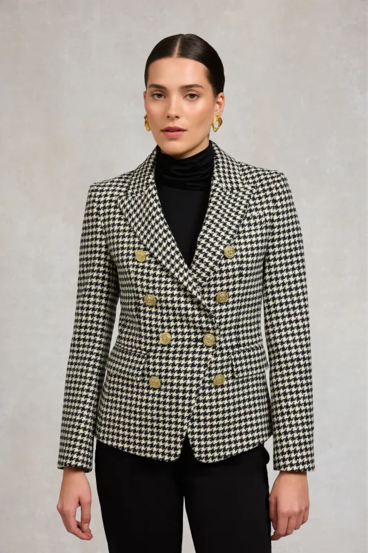 Knightsbridge Blazer (Houndstooth) made by Holland Cooper
