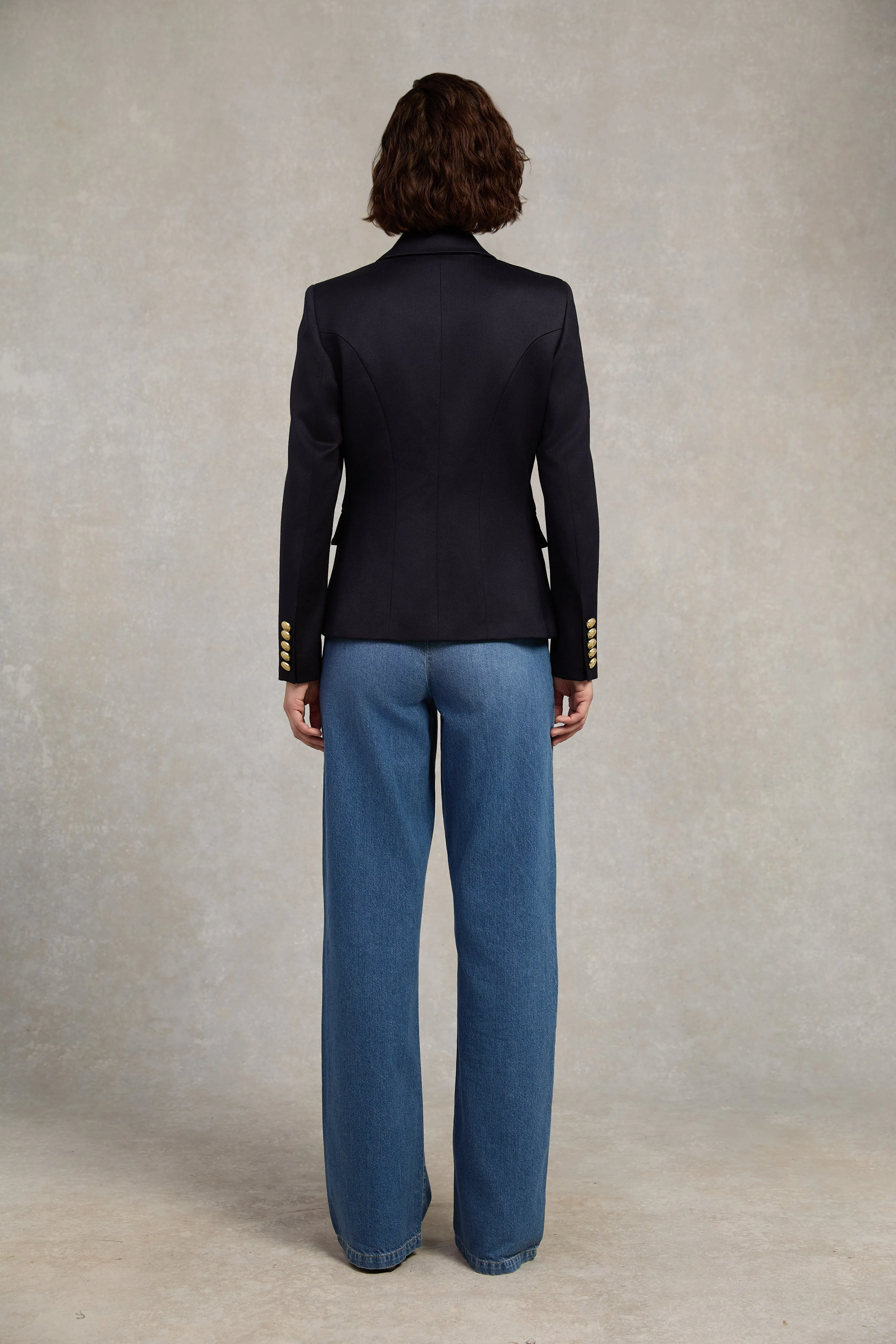 Knightsbridge Blazer (Navy Barathea) sold by Holland Cooper product image thumbnail 5