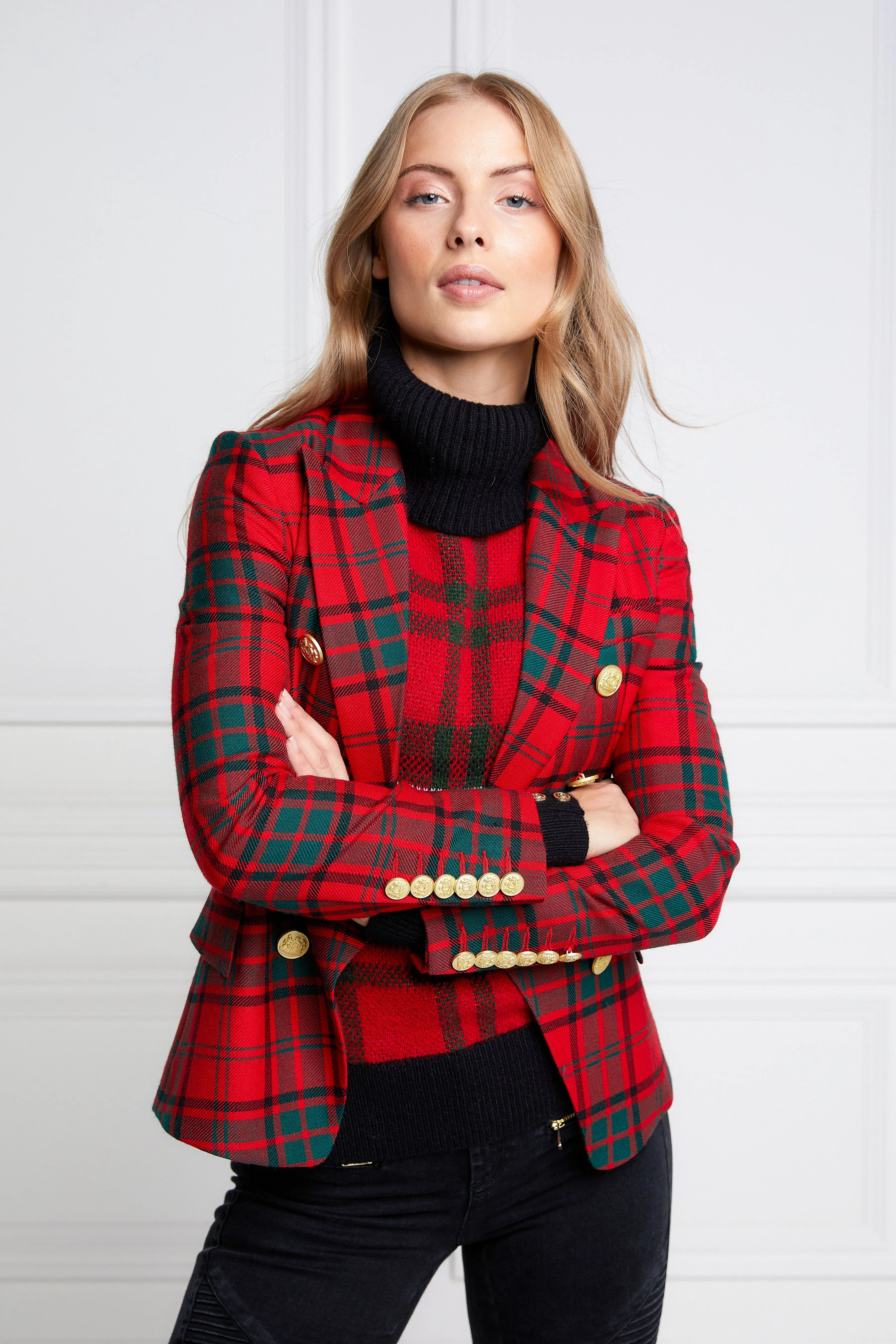 Knightsbridge Blazer (Red Tartan) sold by Holland Cooper product image thumbnail 2
