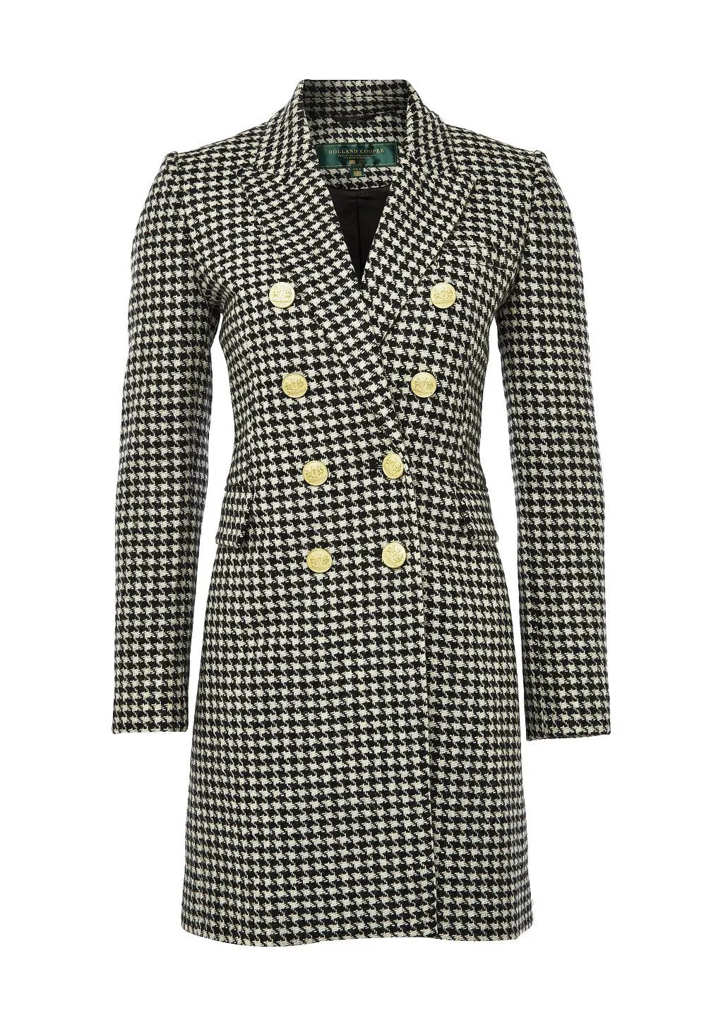 Knightsbridge Coat (Houndstooth) sold by Holland Cooper product image thumbnail 4