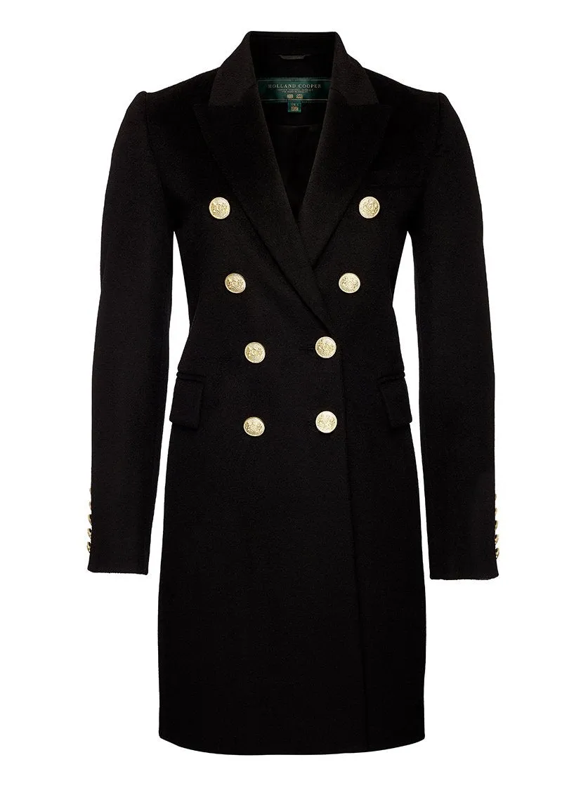 Knightsbridge Coat (Black) sold by Holland Cooper product image thumbnail 4