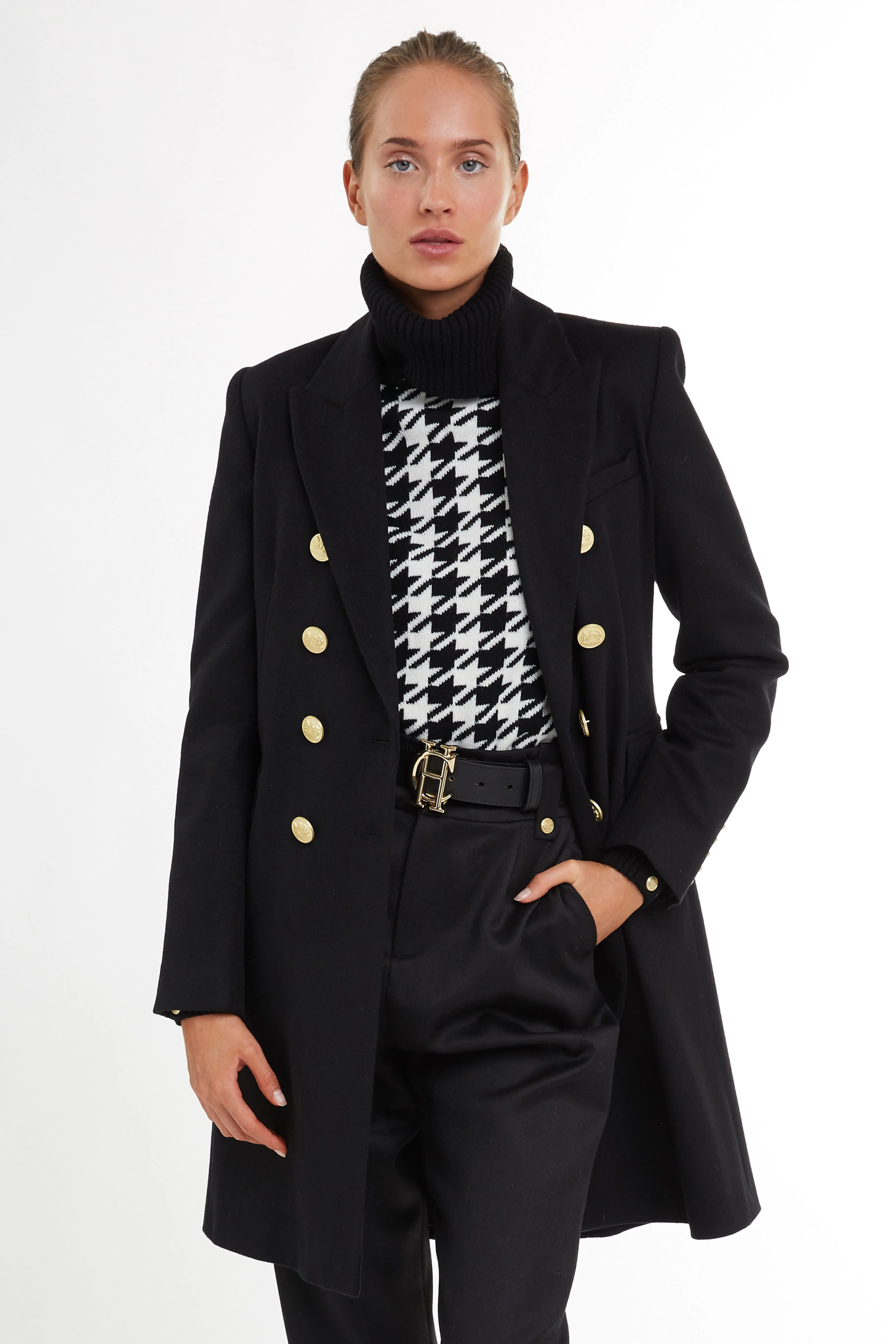 Knightsbridge Coat (Black) sold by Holland Cooper