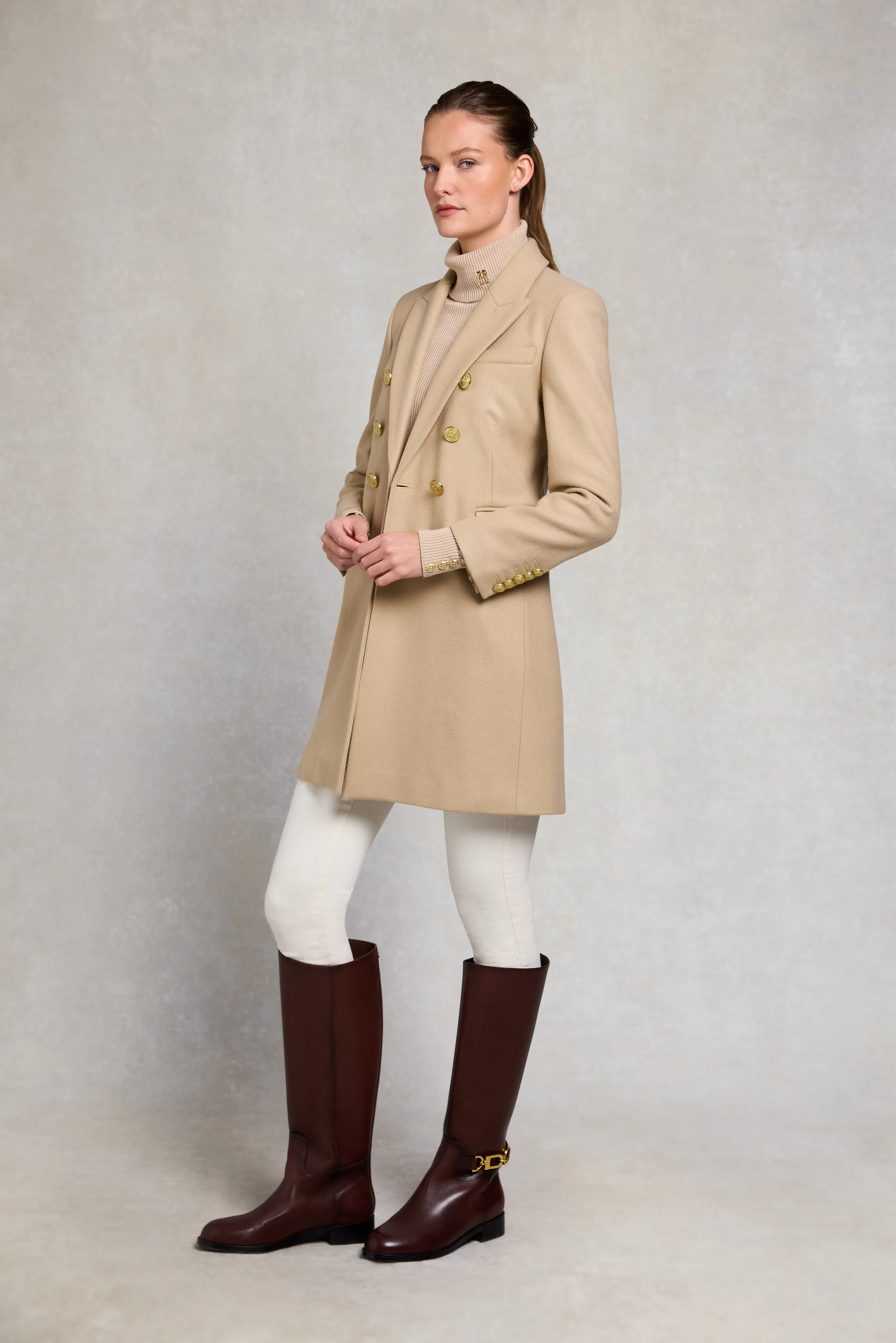 Knightsbridge Coat (Camel) sold by Holland Cooper product image thumbnail 2