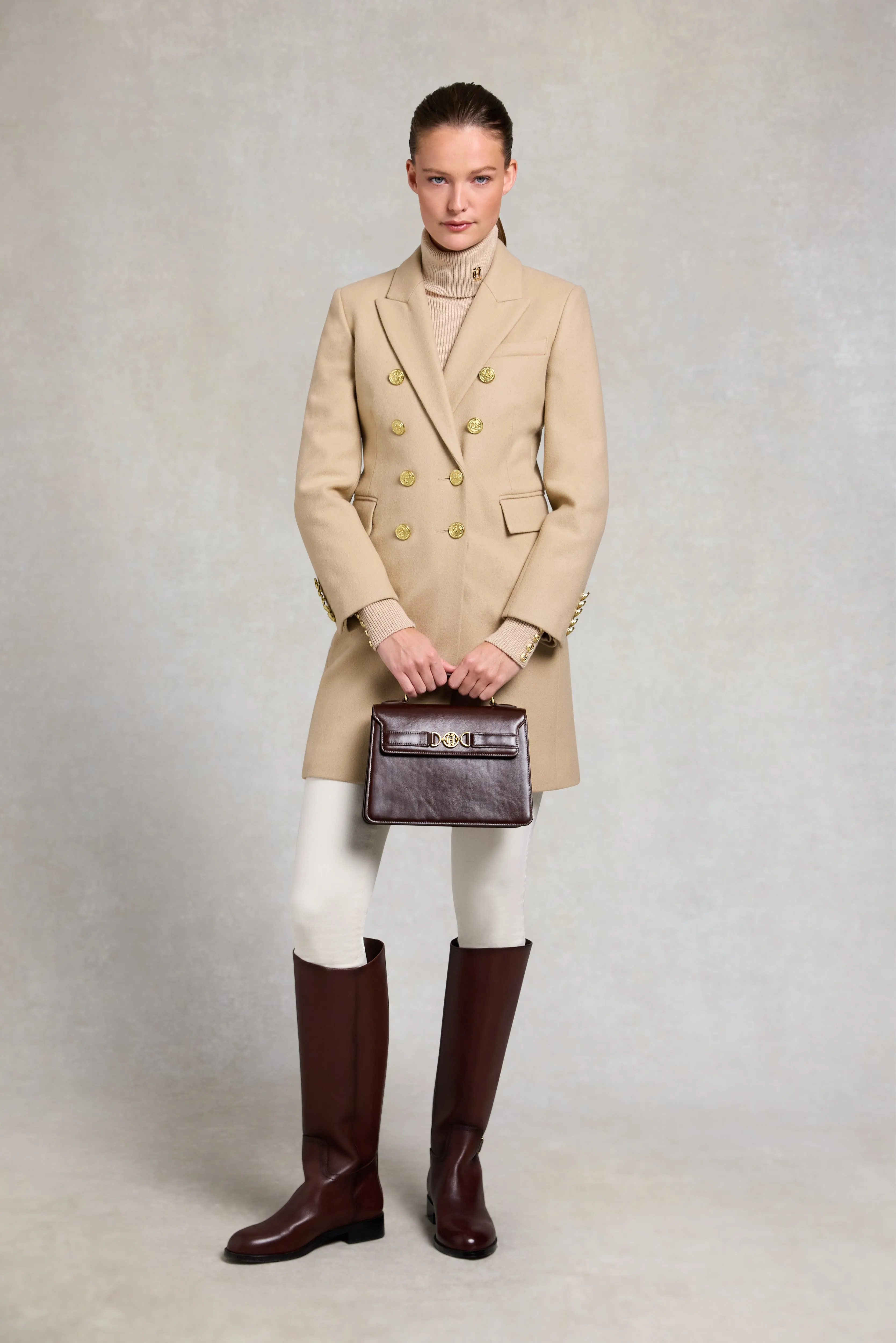 Knightsbridge Coat (Camel) sold by Holland Cooper product image thumbnail 3
