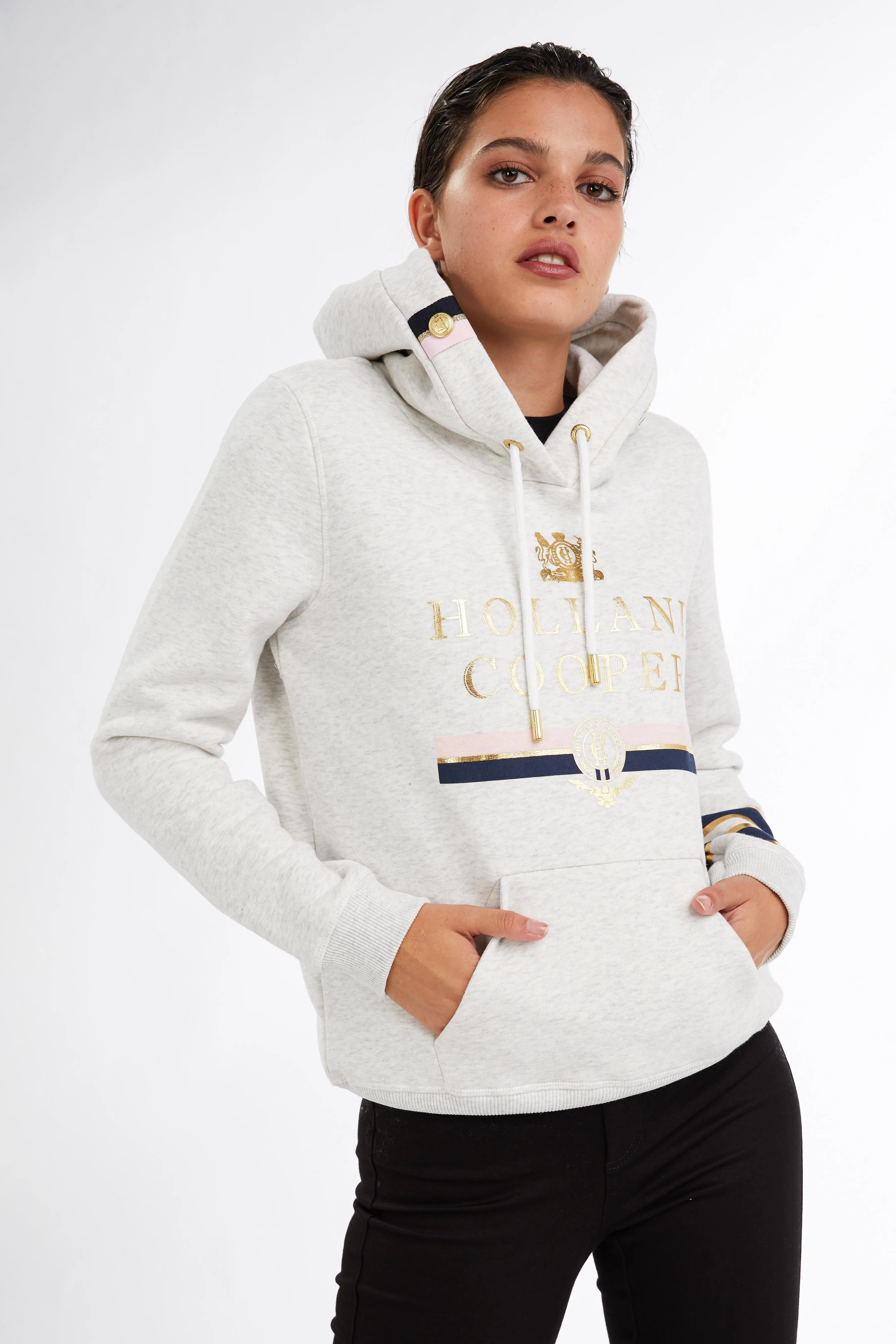 HC Heritage Hoodie (Ice Grey) sold by Holland Cooper product image thumbnail 2