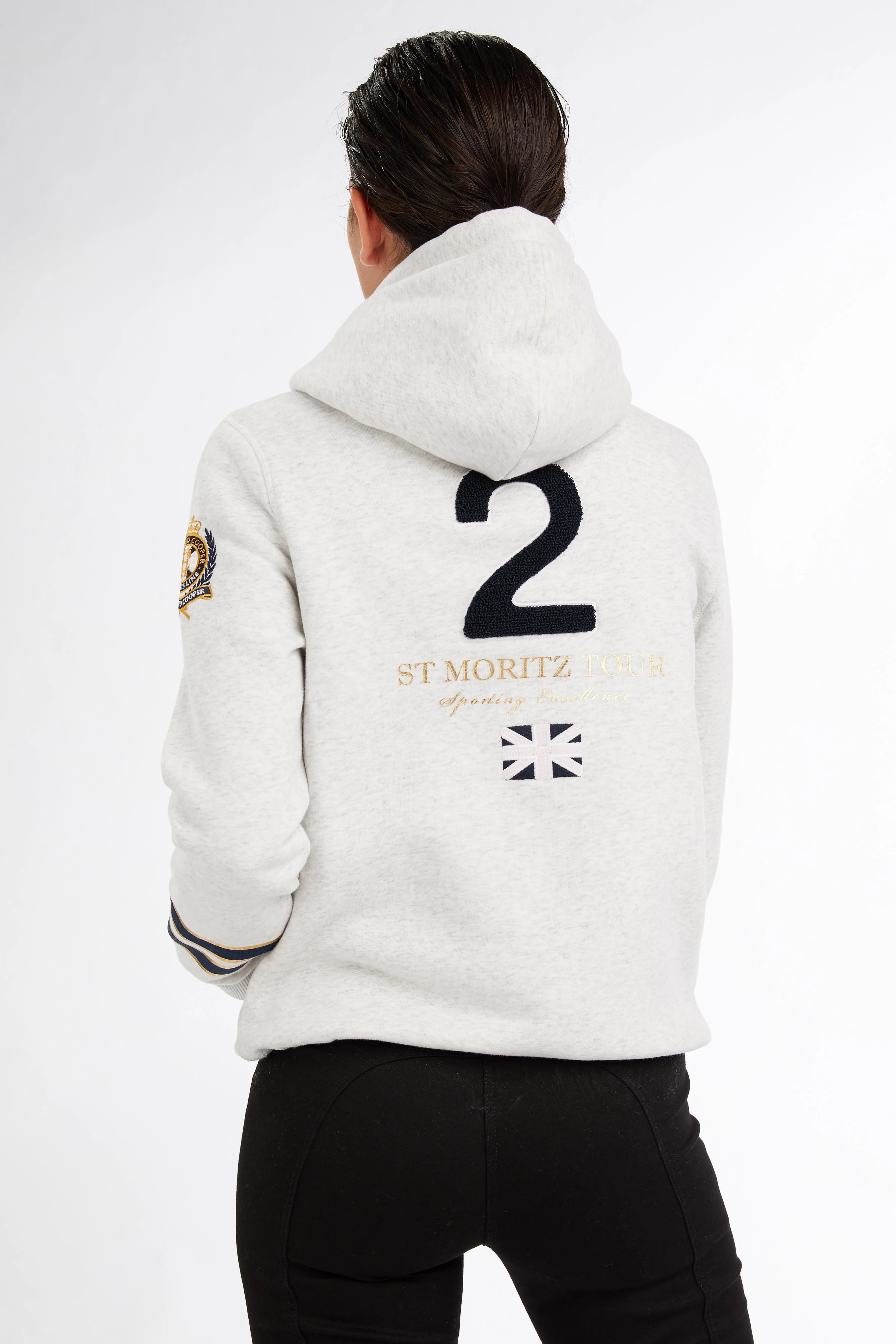 HC Heritage Hoodie (Ice Grey) sold by Holland Cooper product image thumbnail 3