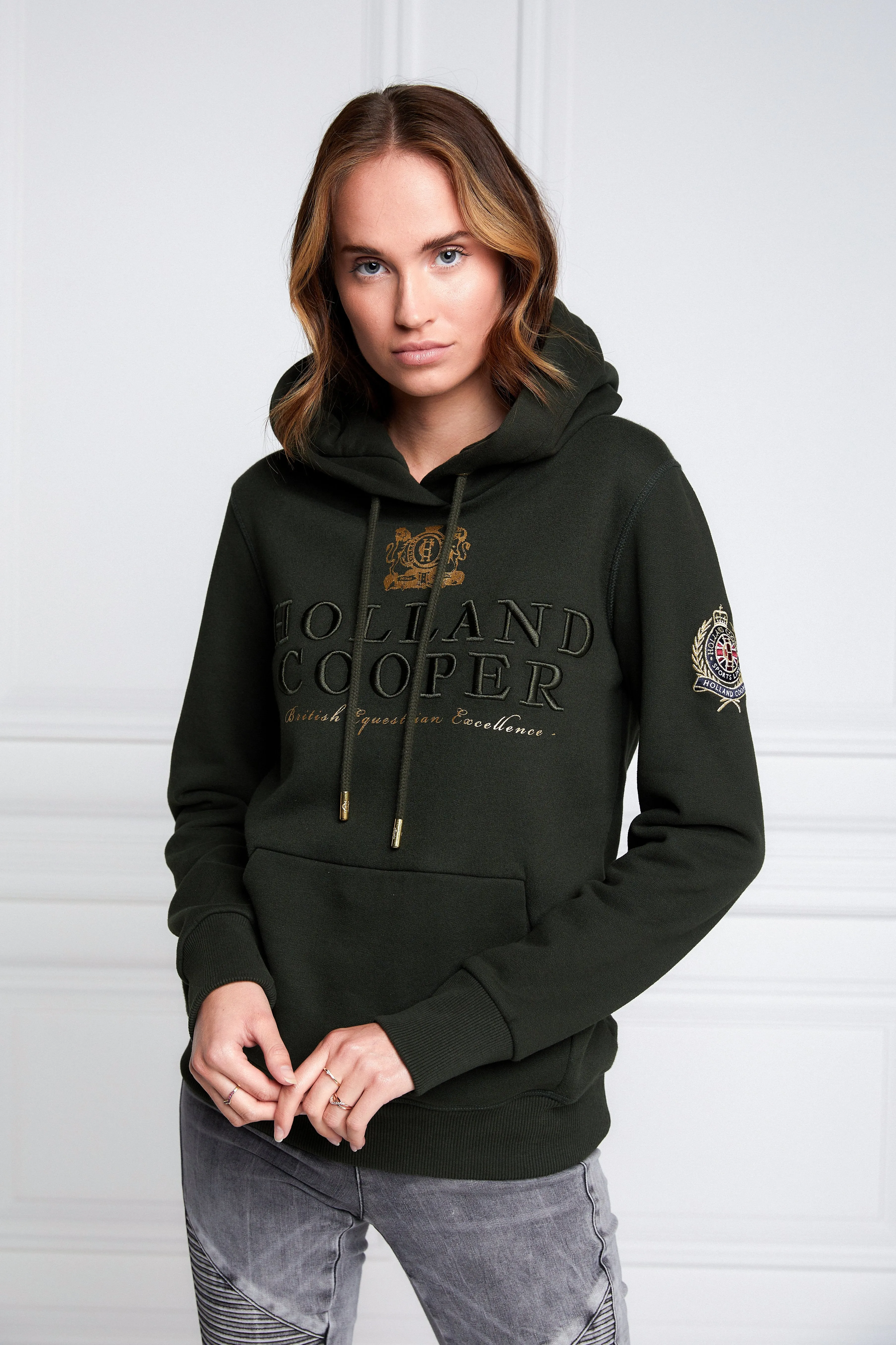 HC Heritage Hoodie (Racing Green) sold by Holland Cooper product image thumbnail 3