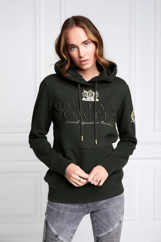 HC Heritage Hoodie (Racing Green) made by Holland Cooper