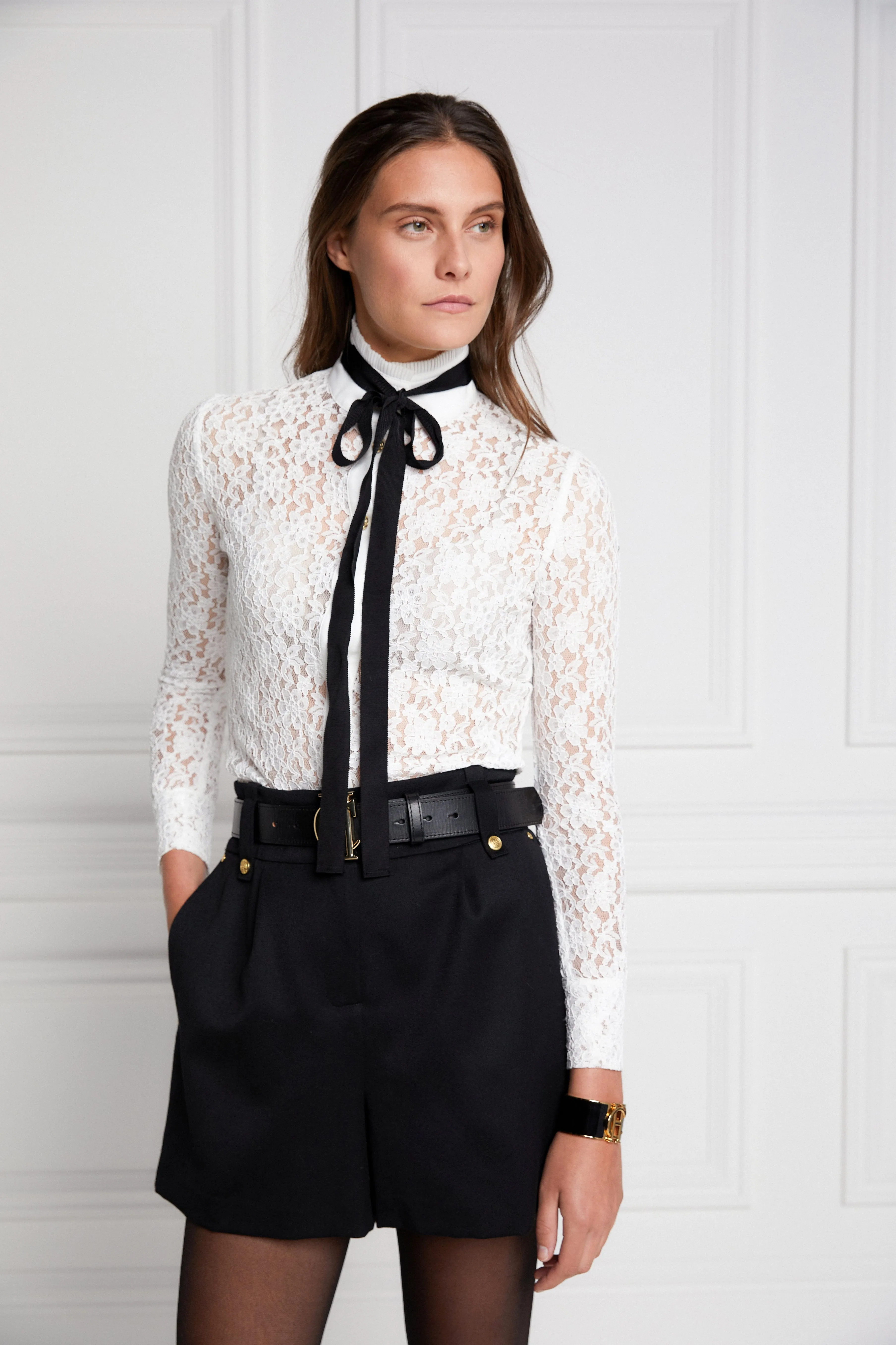 Luxe Tailored Short (Black Barathea) sold by Holland Cooper product image thumbnail 5