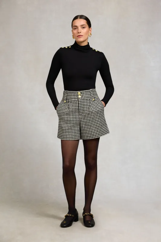 Luxe Tailored Short (Houndstooth) made by Holland Cooper