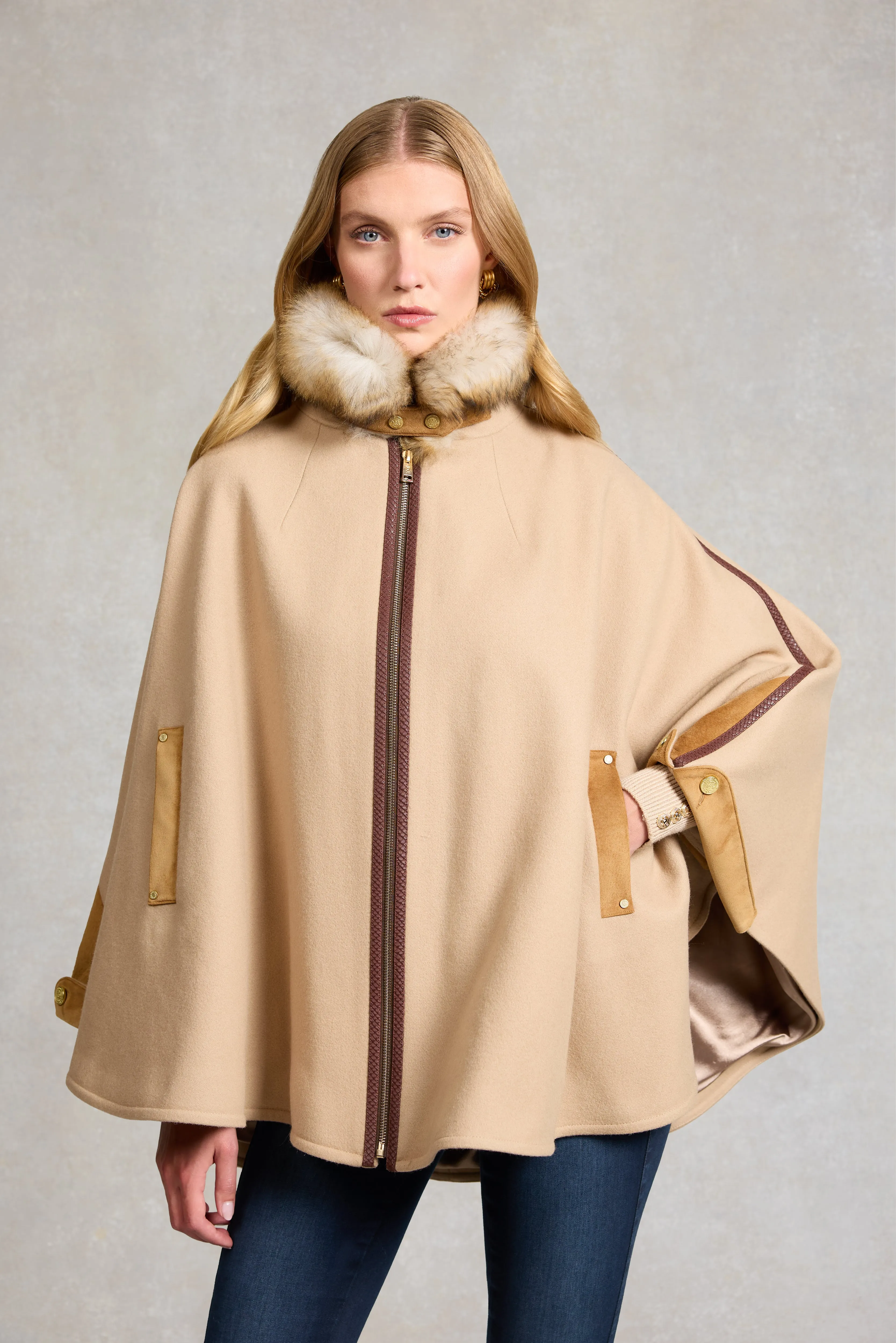 Chiltern Cape (Camel) sold by Holland Cooper