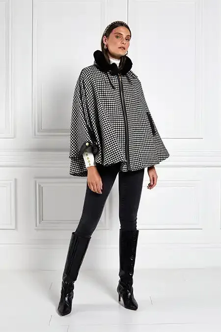 Chiltern Cape (Houndstooth) sold by Holland Cooper product image thumbnail 5