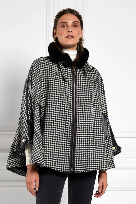 Chiltern Cape (Houndstooth) made by Holland Cooper