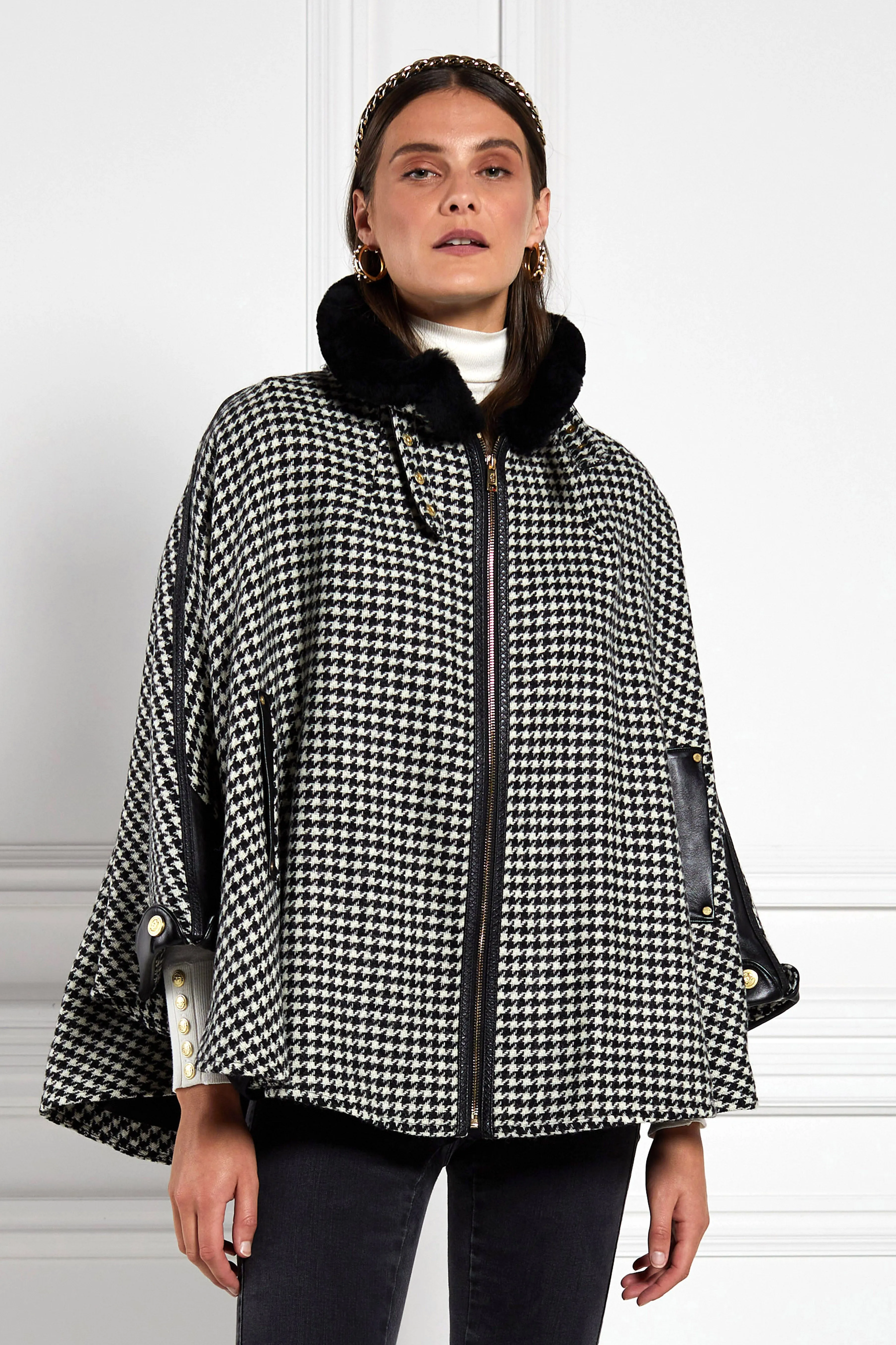 Chiltern Cape (Houndstooth) sold by Holland Cooper