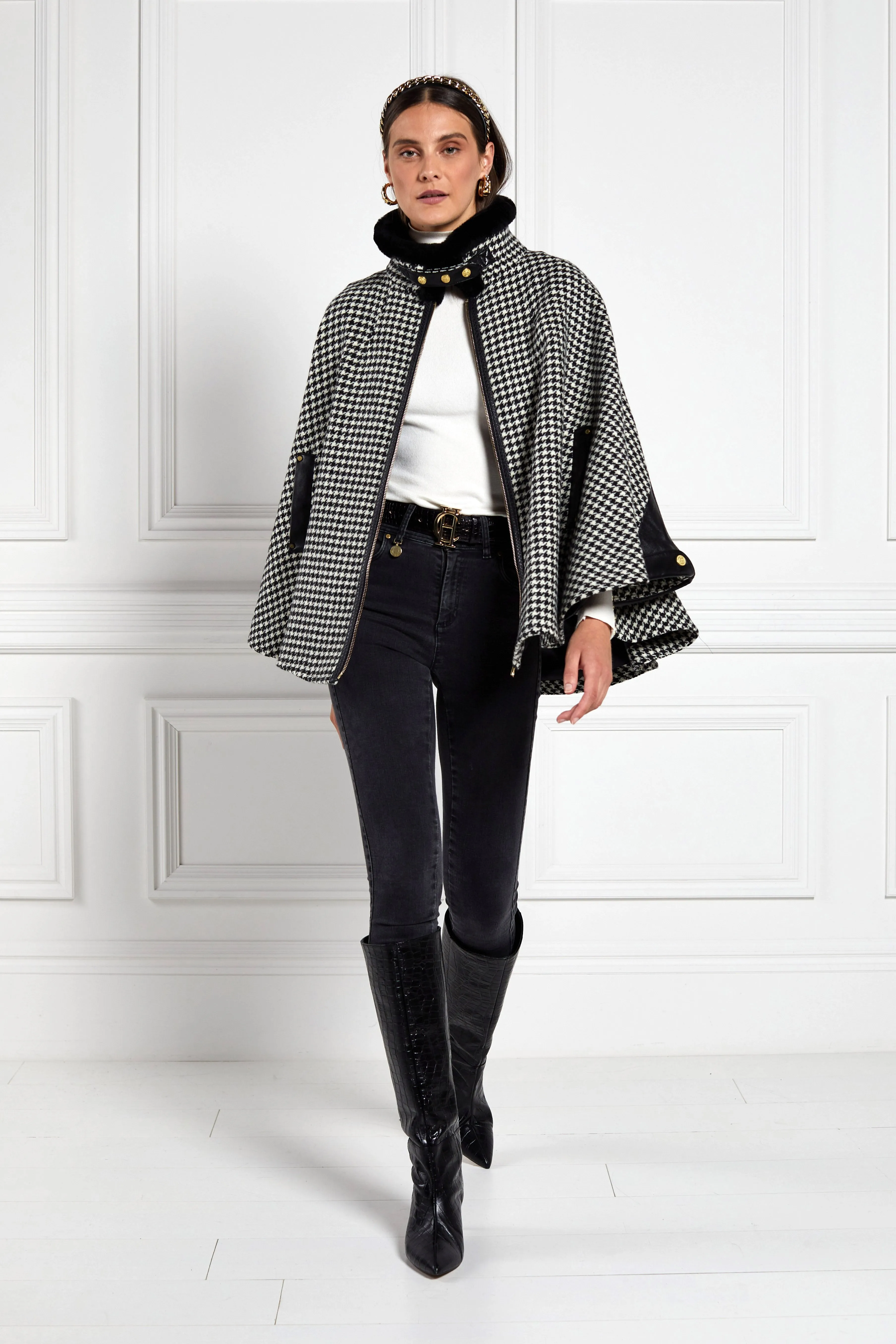 Chiltern Cape (Houndstooth) sold by Holland Cooper product image thumbnail 3