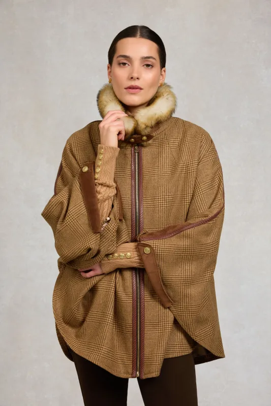 Chiltern Cape (Tawny) made by Holland Cooper