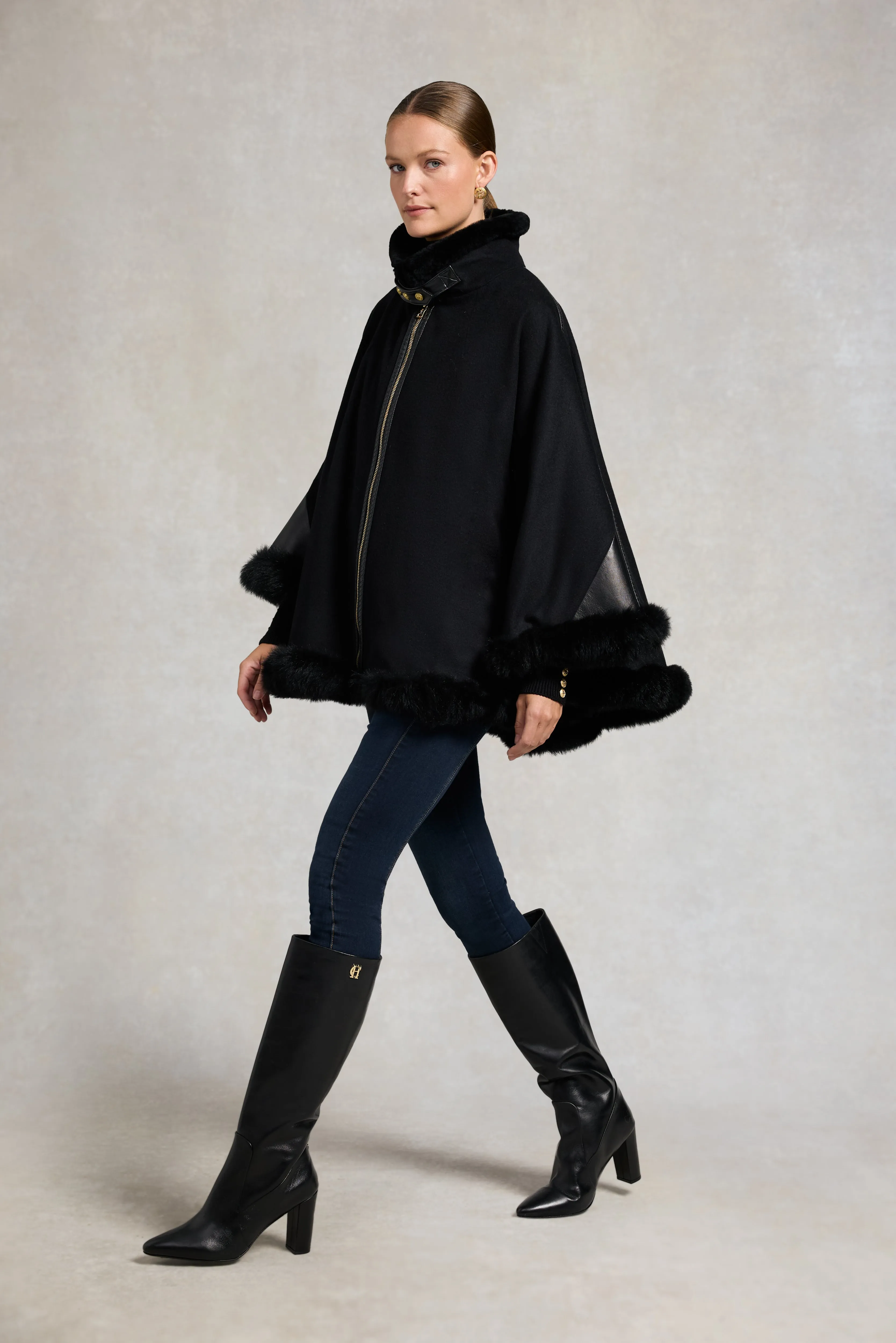 Chiltern Cape (Soft Black) sold by Holland Cooper product image thumbnail 2