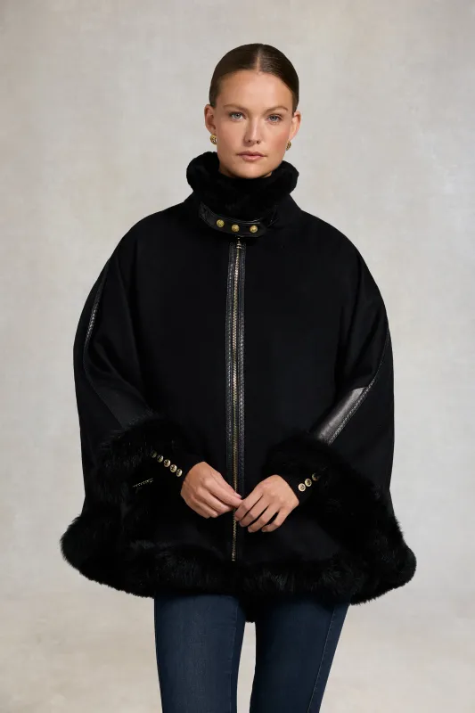 Chiltern Cape (Soft Black) made by Holland Cooper