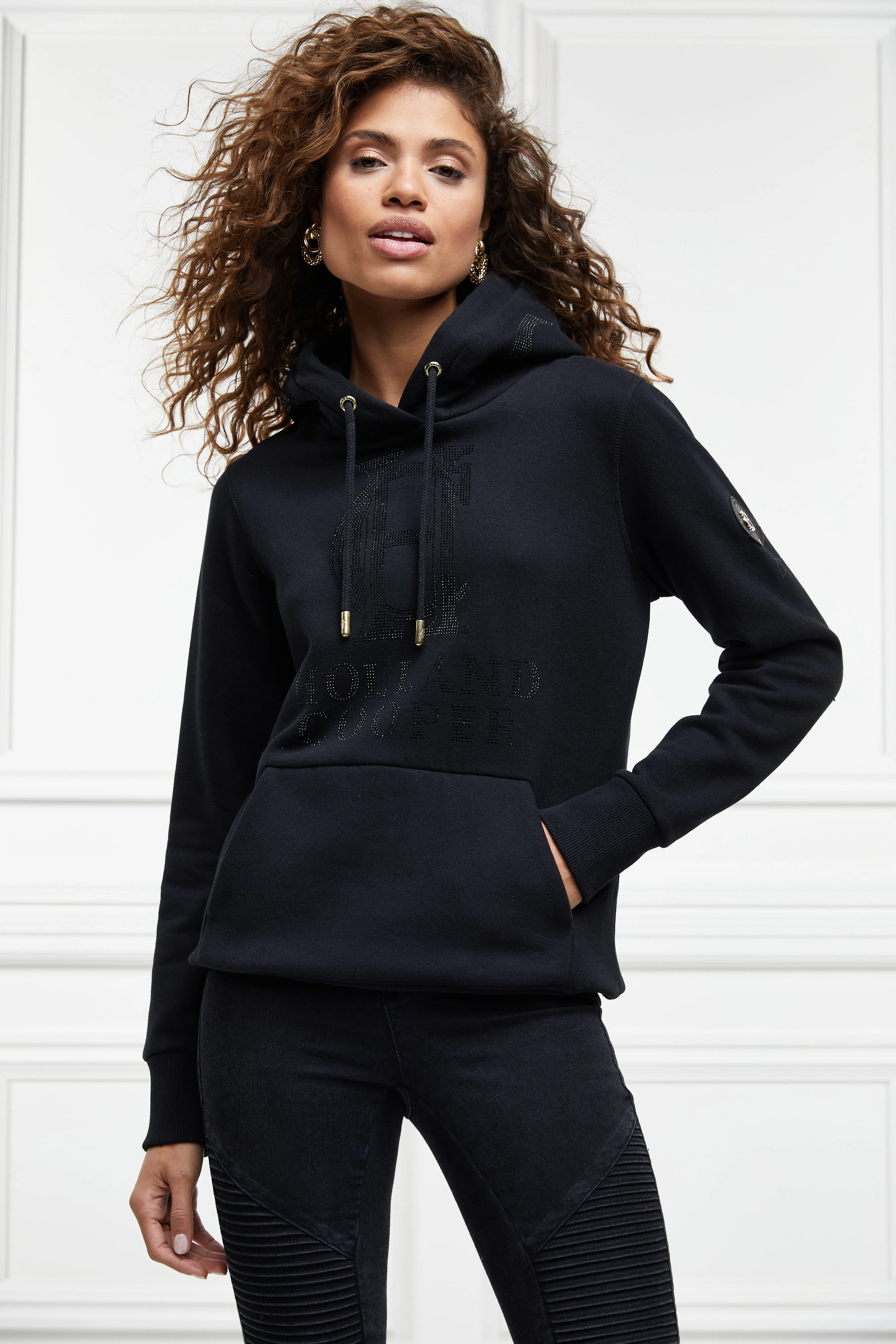 Essential Hoodie (Black) sold by Holland Cooper product image thumbnail 2