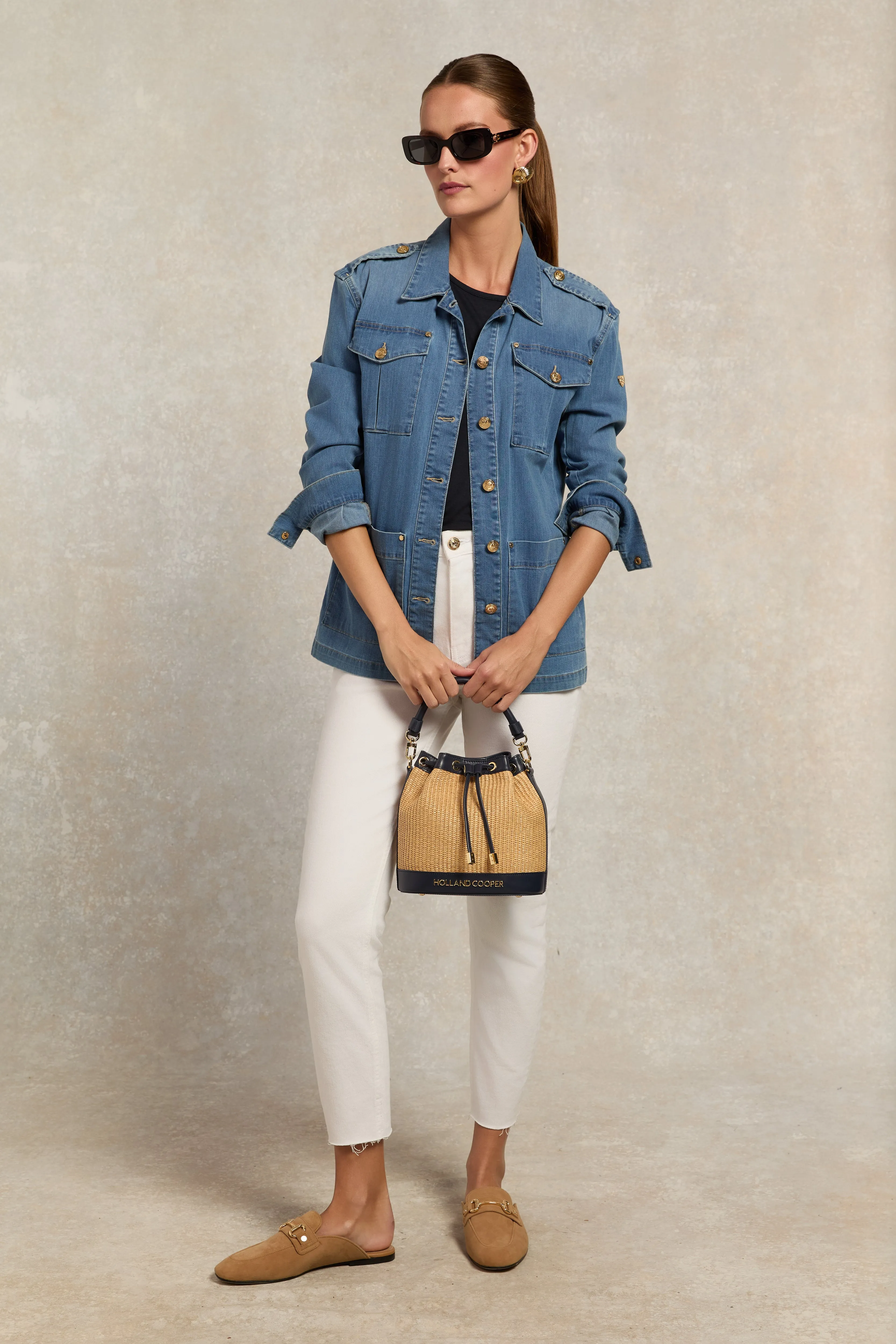 Relax Fit Crew Neck Tee (Ink Navy) sold by Holland Cooper product image thumbnail 5