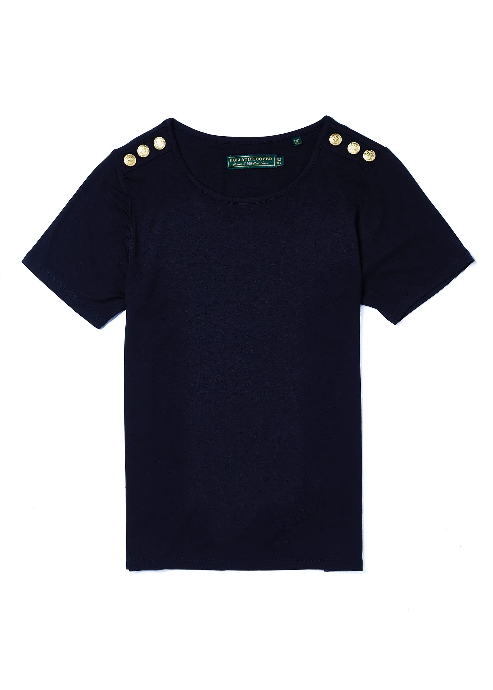Relax Fit Crew Neck Tee (Ink Navy) sold by Holland Cooper product image thumbnail 4