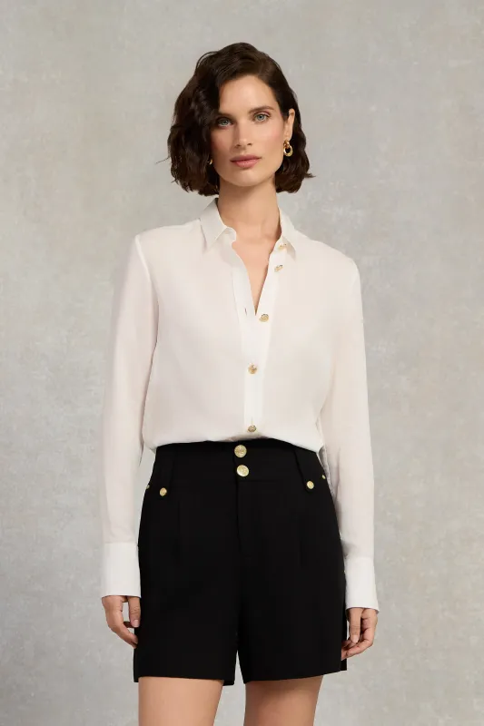 Tailored Short (Black Linen) made by Holland Cooper