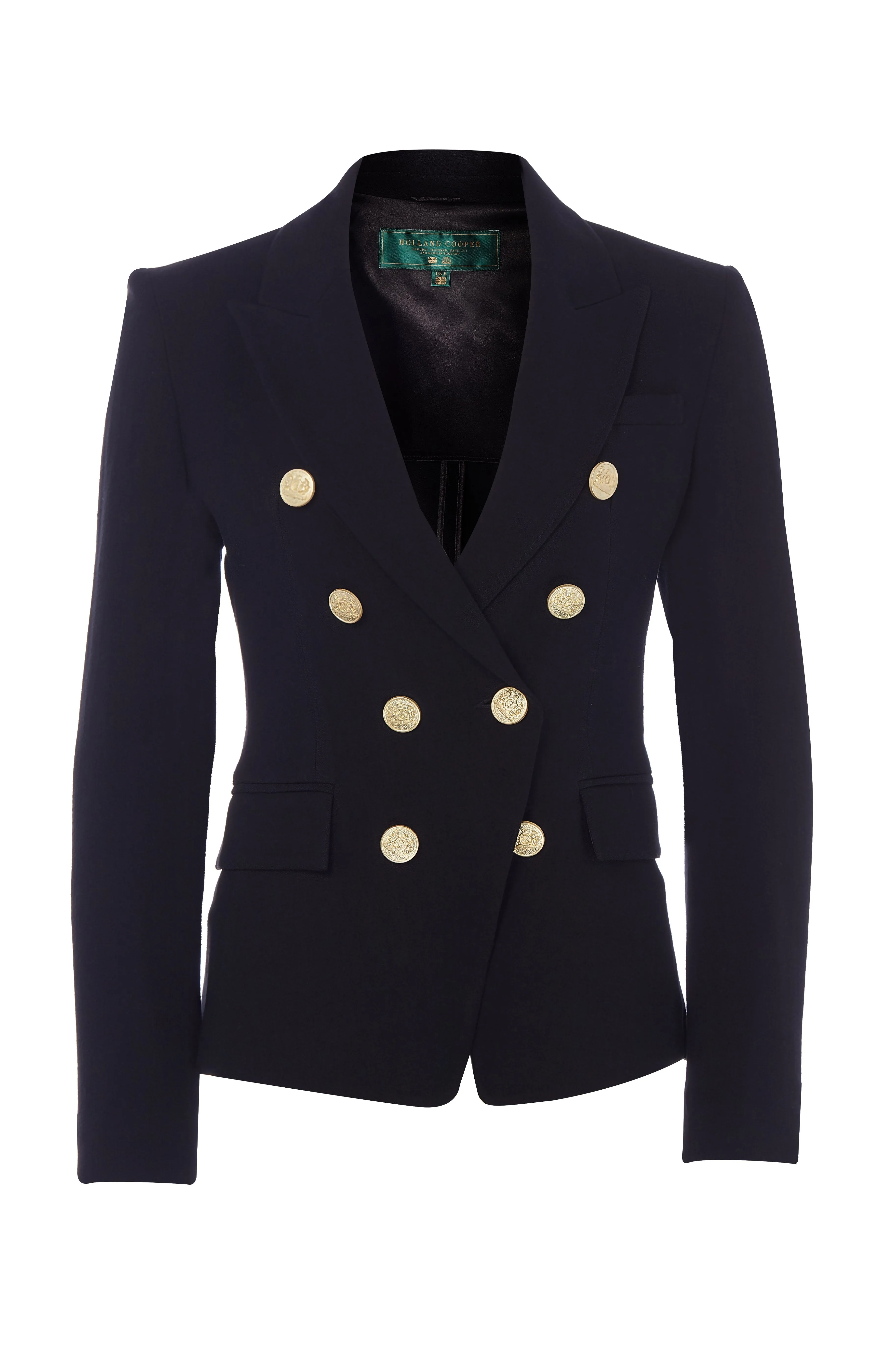 Knightsbridge Blazer (Black Linen) sold by Holland Cooper product image thumbnail 4