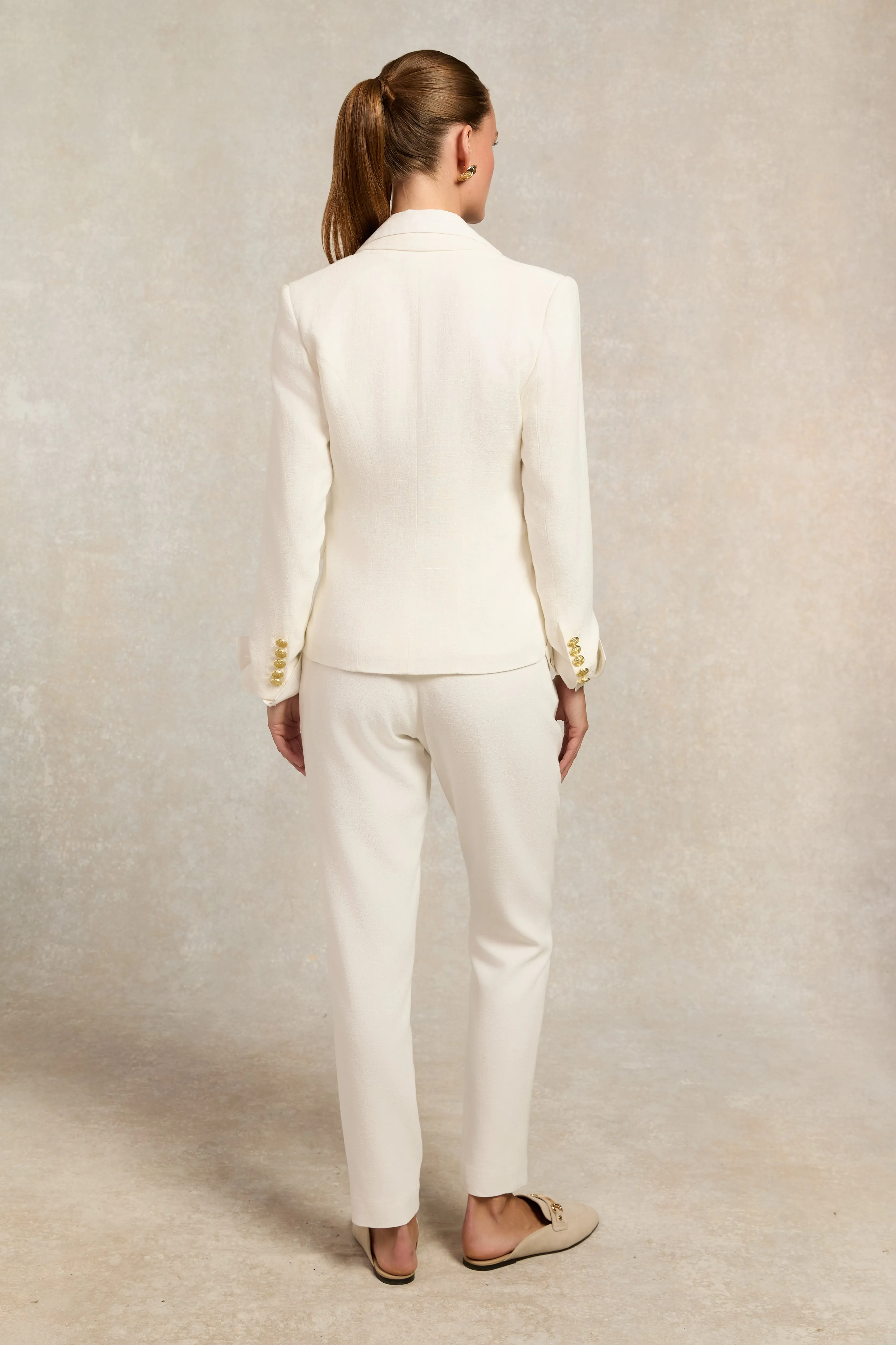 Knightsbridge Blazer (Oyster Linen) sold by Holland Cooper product image thumbnail 5