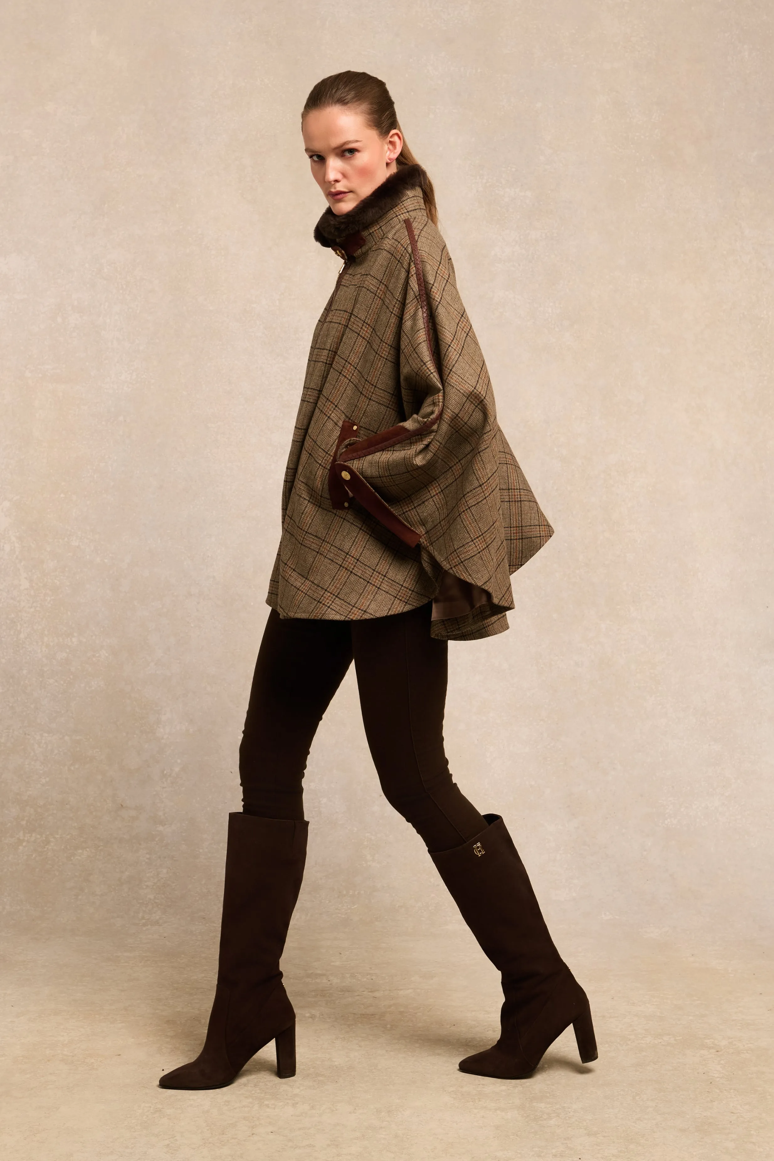 Chiltern Cape (Bourbon Tweed) sold by Holland Cooper product image thumbnail 5
