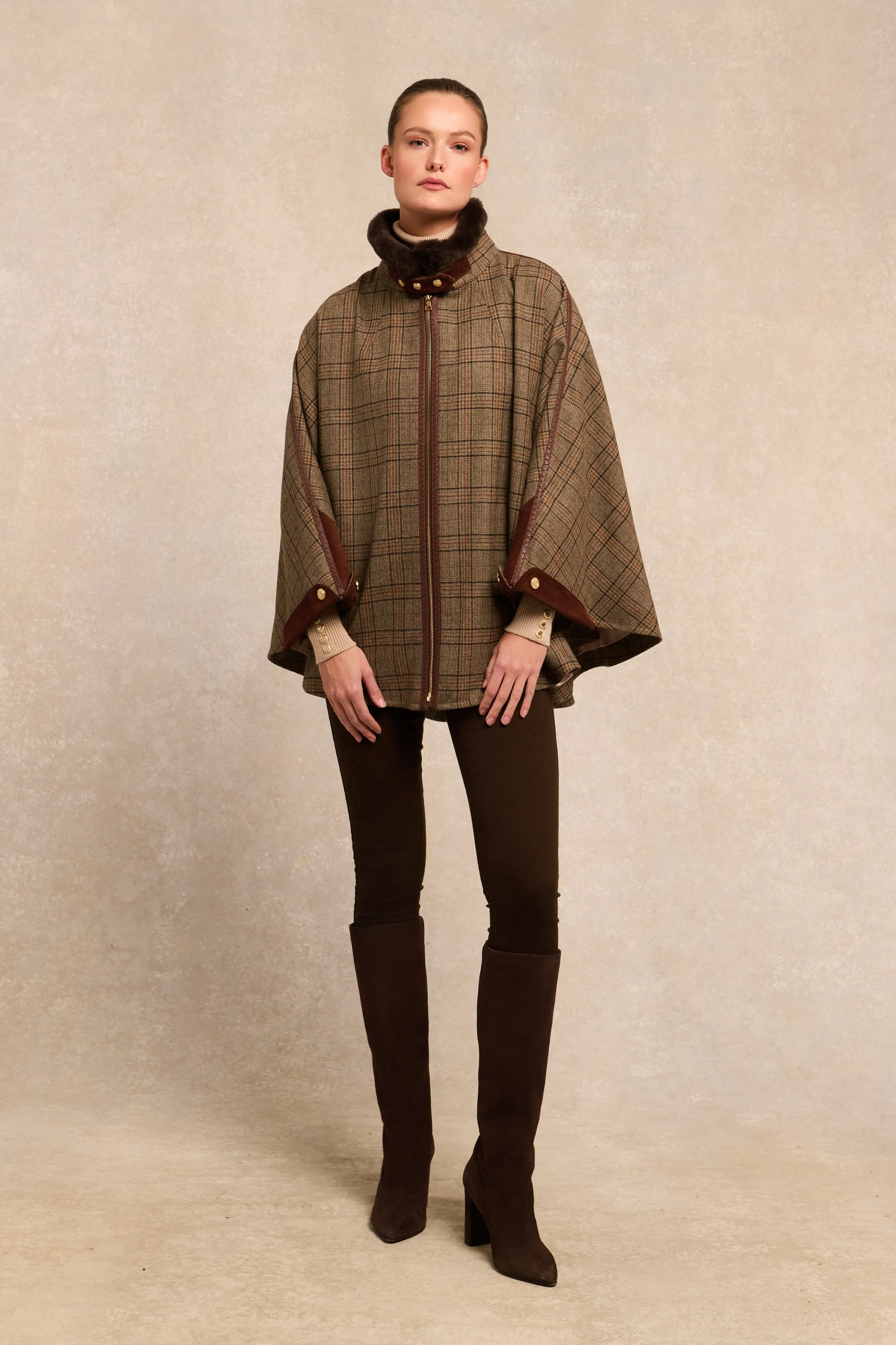 Chiltern Cape (Bourbon Tweed) sold by Holland Cooper product image thumbnail 2