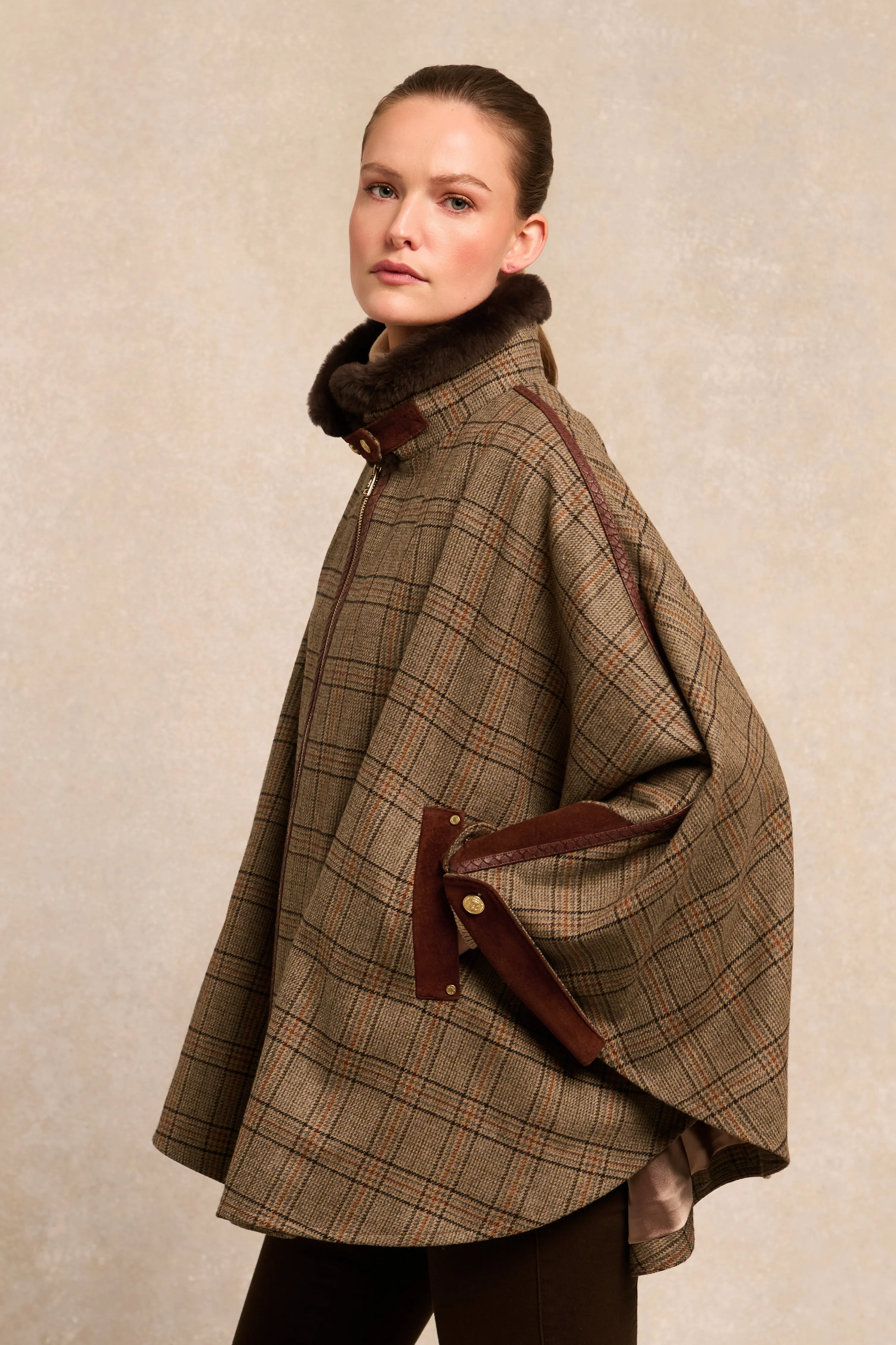 Chiltern Cape (Bourbon Tweed) sold by Holland Cooper