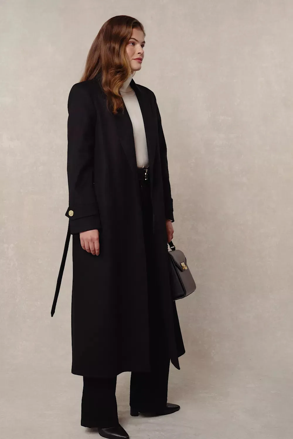 Wrap Coat (Soft Black) sold by Holland Cooper product image thumbnail 5