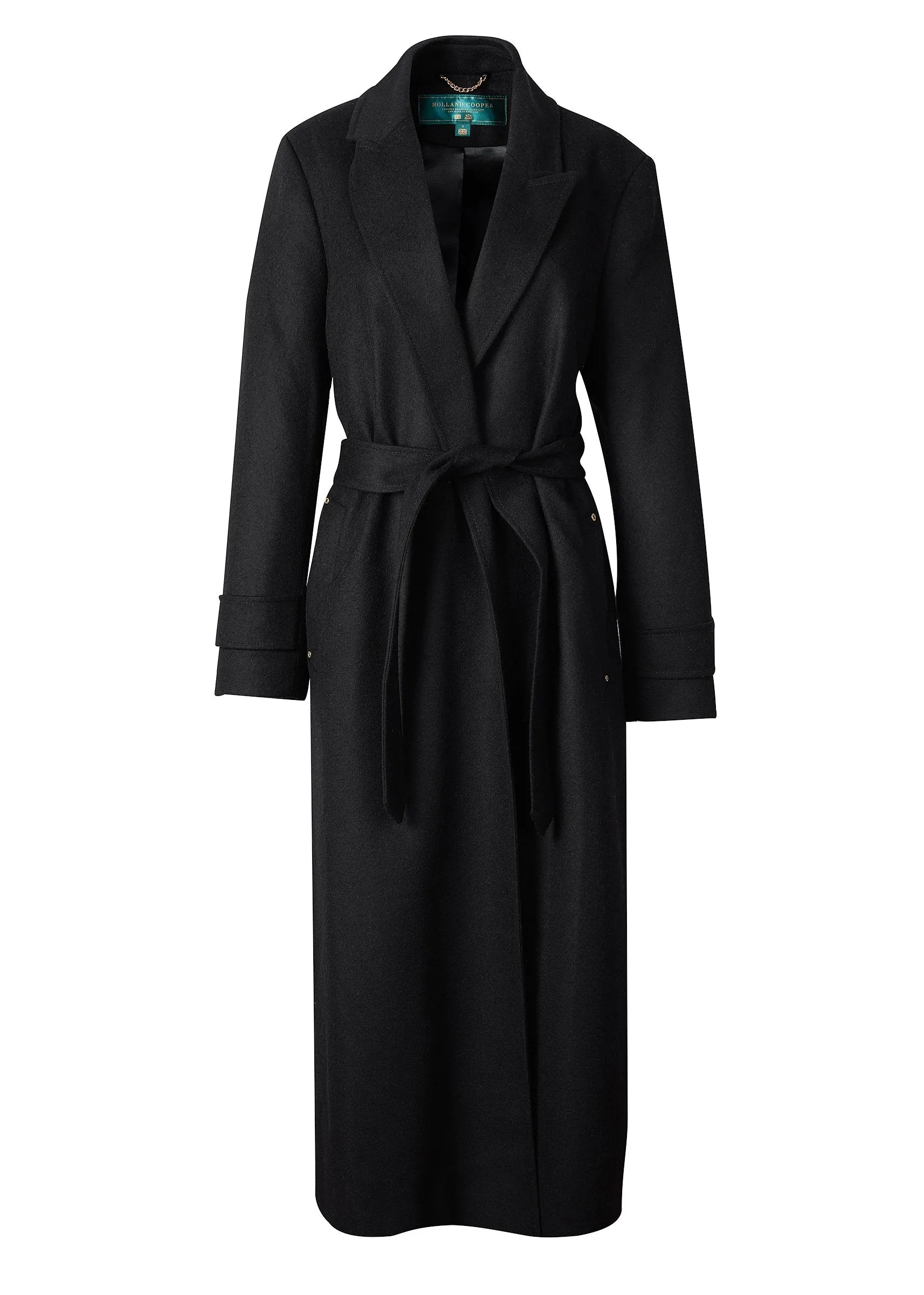 Wrap Coat (Soft Black) sold by Holland Cooper product image thumbnail 4