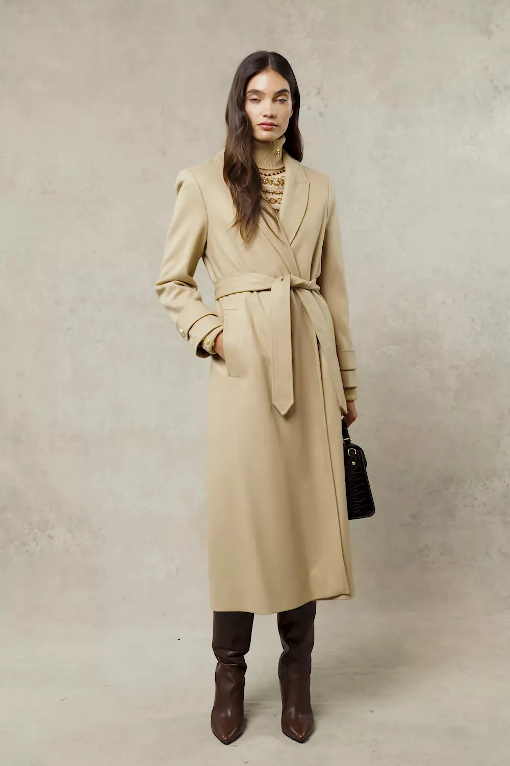 Wrap Coat (Camel) sold by Holland Cooper product image thumbnail 5