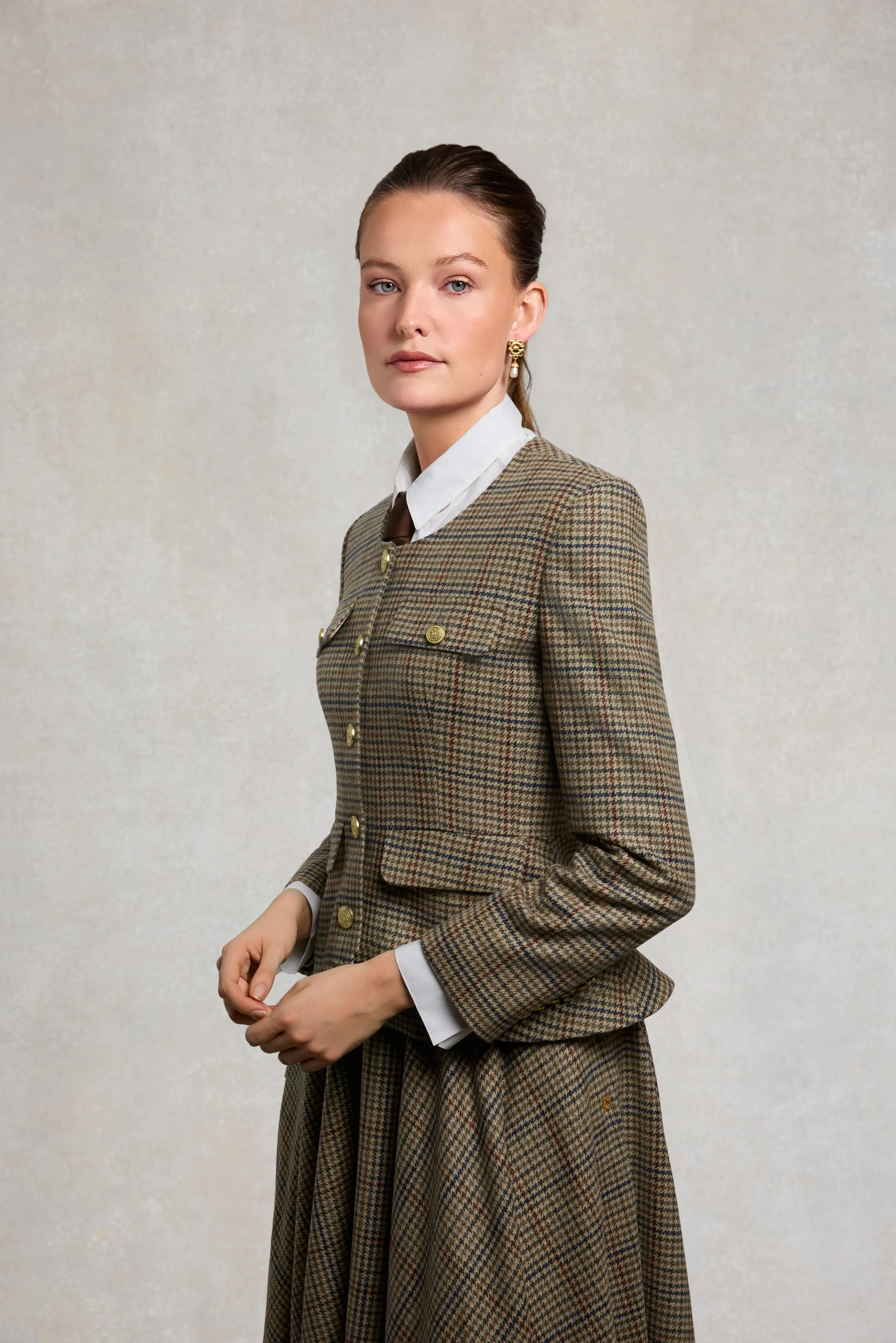 Tailored Peplum Jacket (Millen Gordon Tweed) sold by Holland Cooper product image thumbnail 2